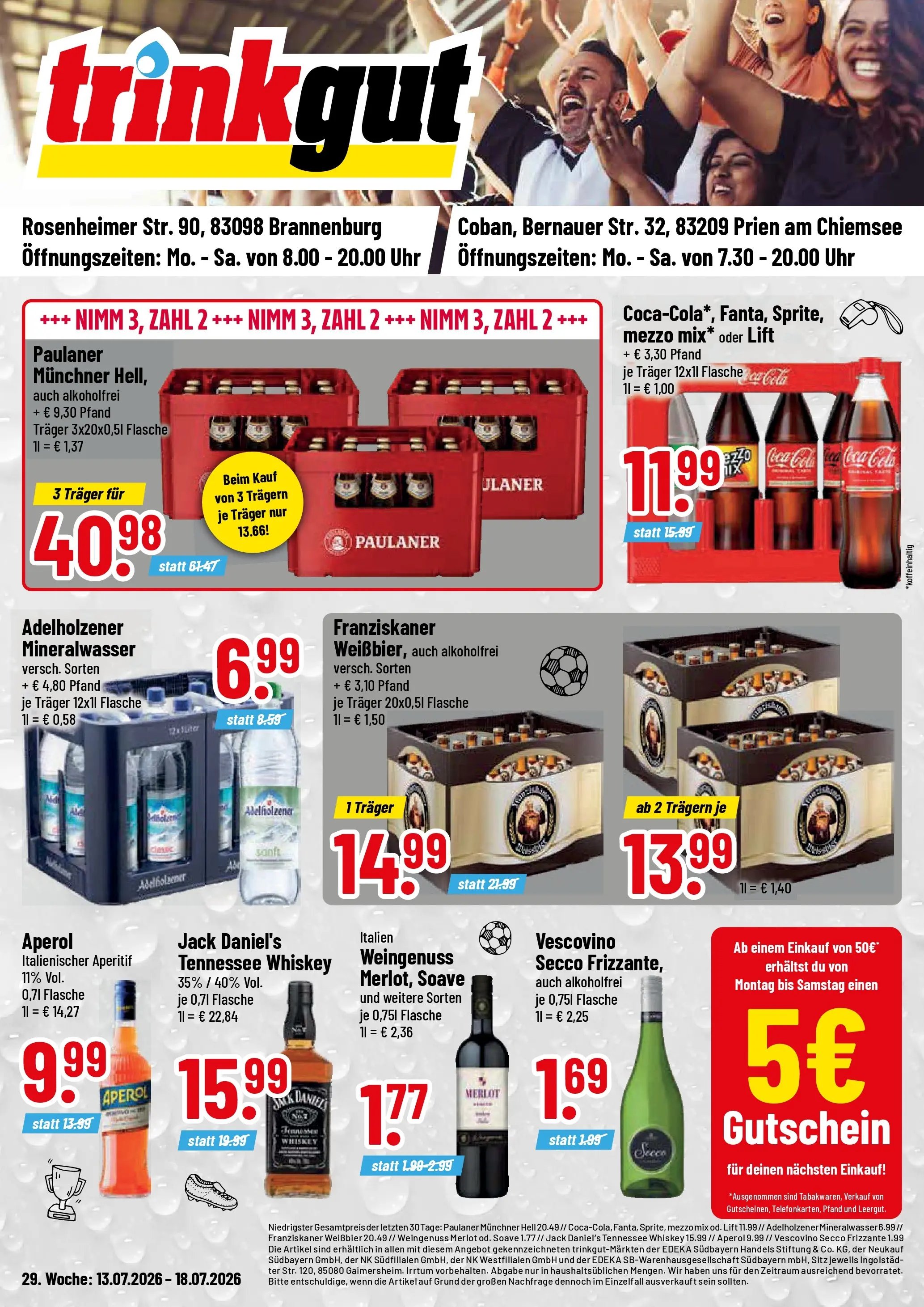 Trinkgut Prospekt Brannenburg