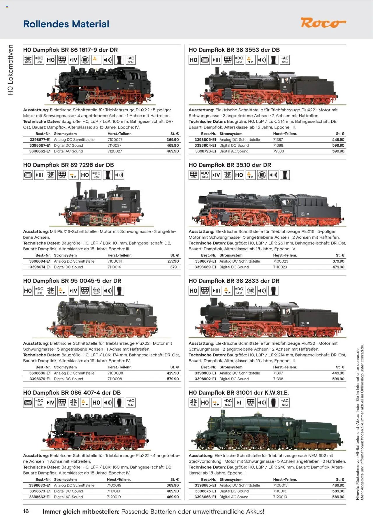 Conrad  Modellbahn Katalog (2025-08-25 - 2025-12-31)