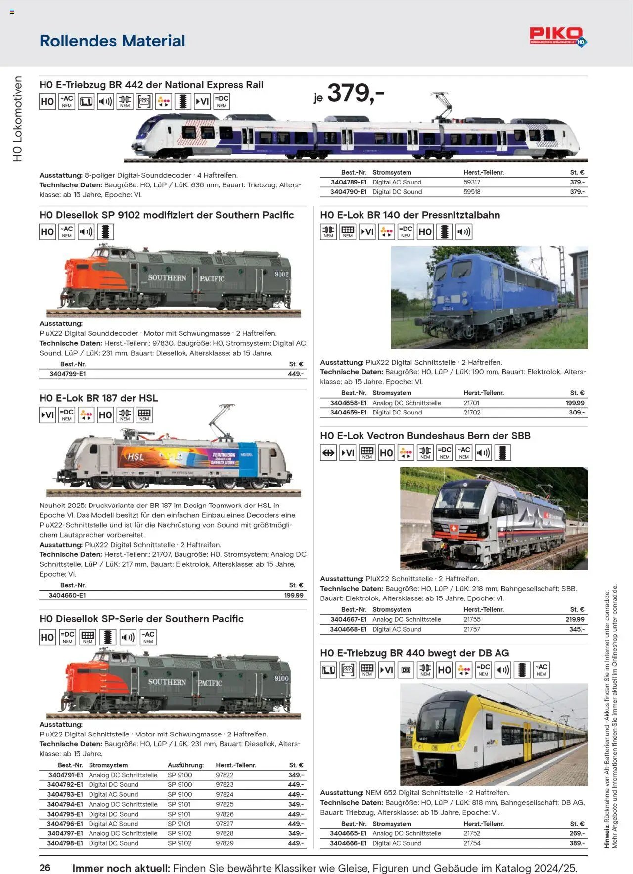 Conrad  Modellbahn Katalog (2025-08-25 - 2025-12-31)