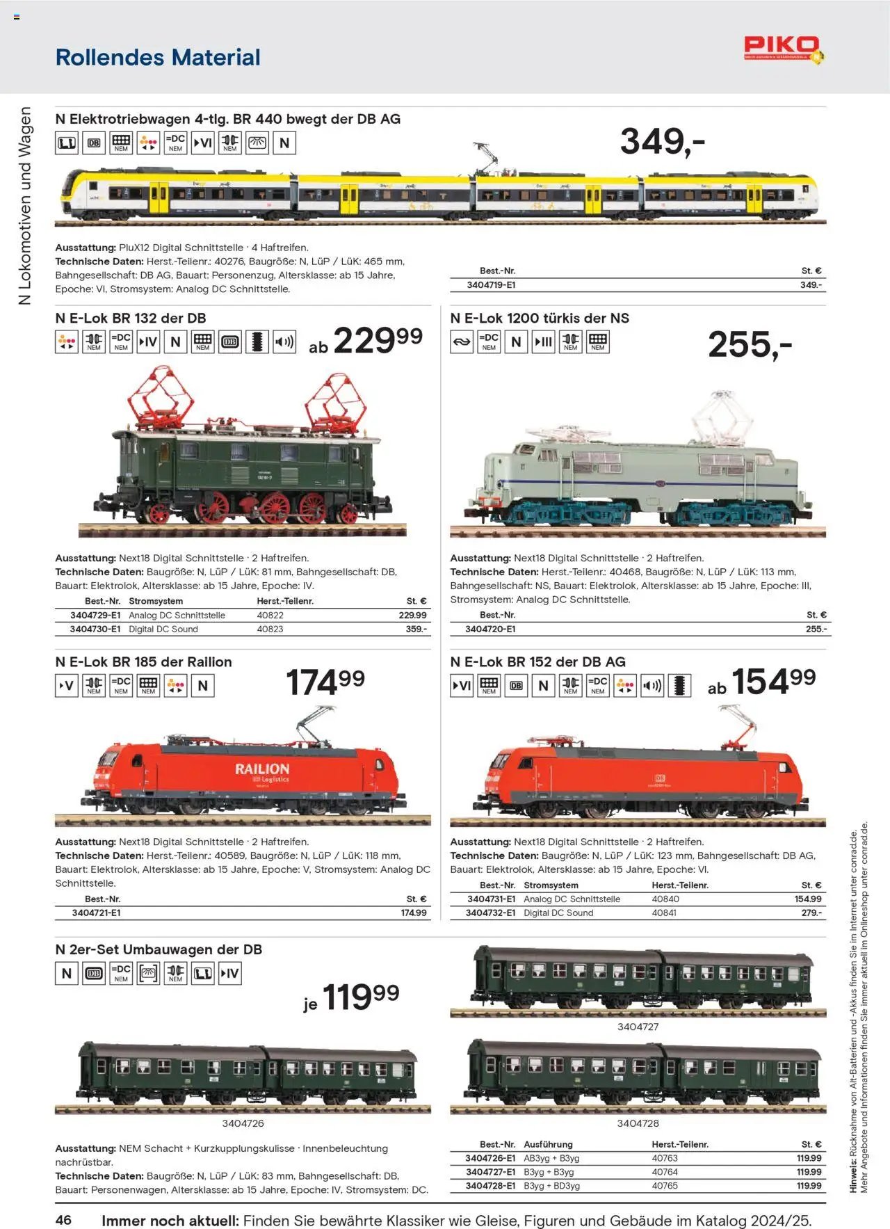 Conrad  Modellbahn Katalog (2025-08-25 - 2025-12-31)