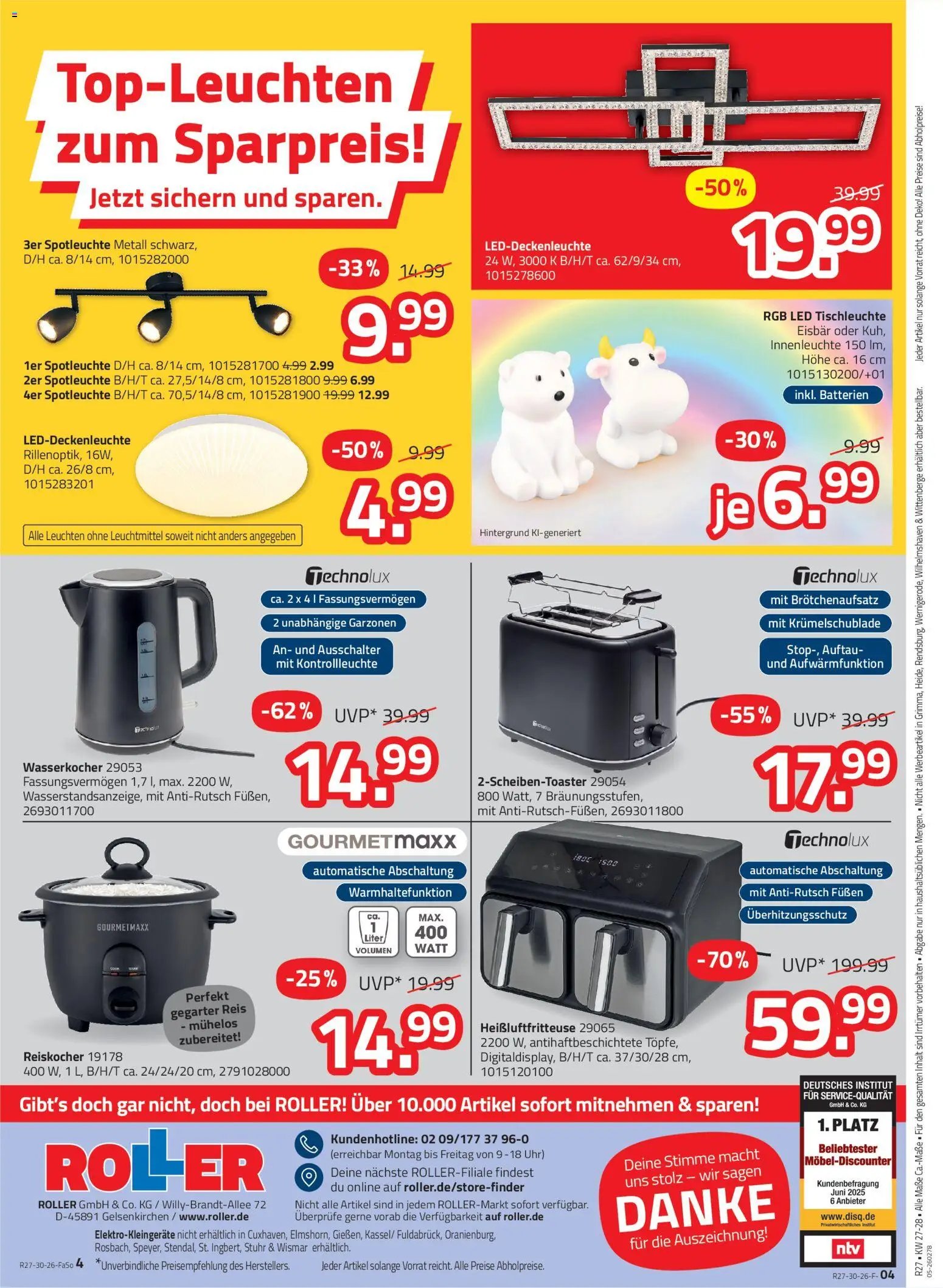Roller Wohnaccessoires & Haushaltswaren