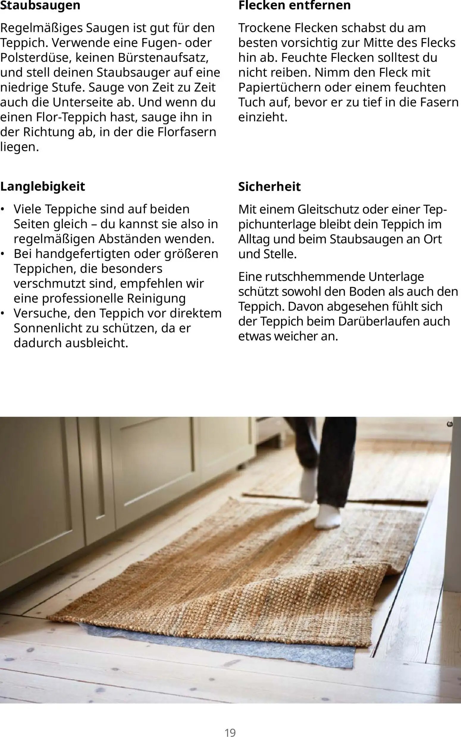 Ikea Teppichlösungen