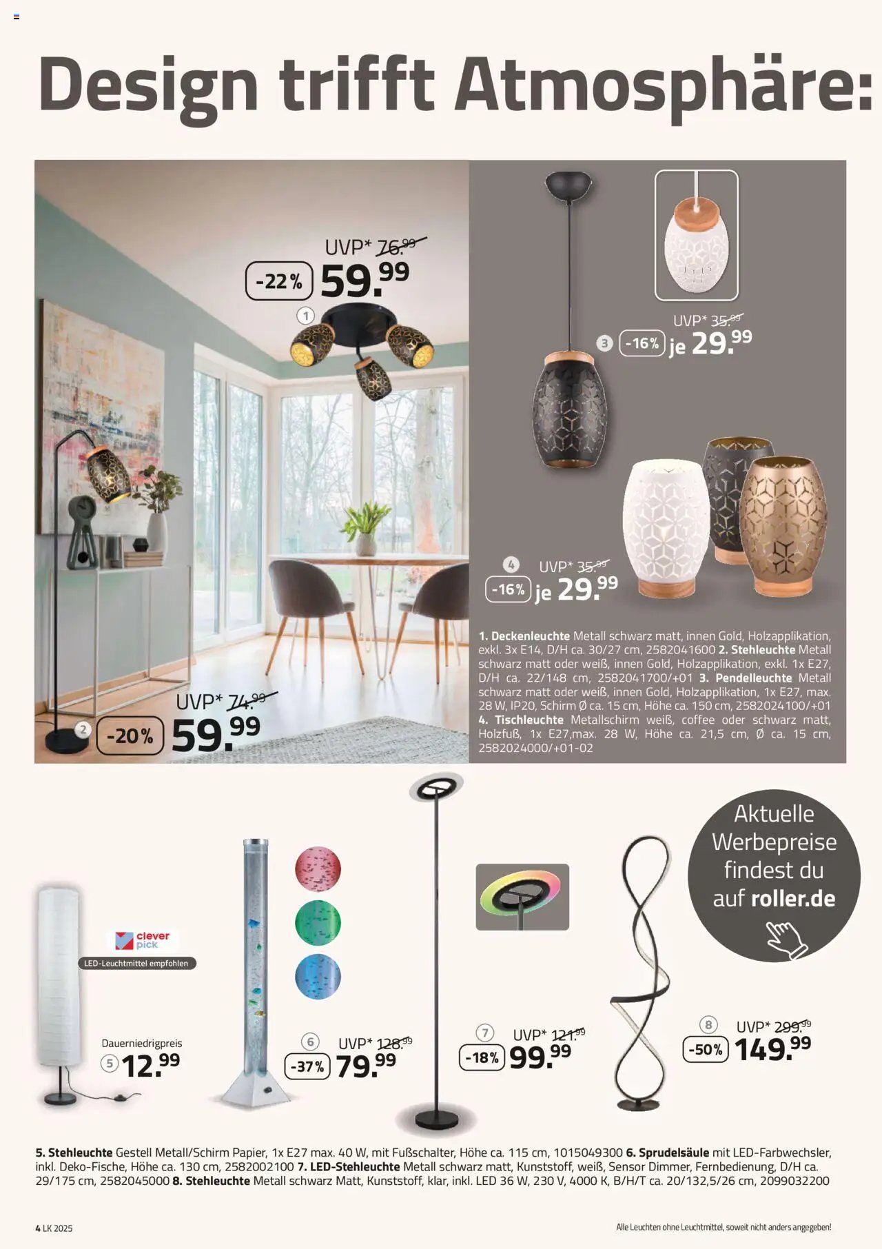 Roller  Leuchtenmagazin 2025 (2025-09-28 - 2026-01-31)