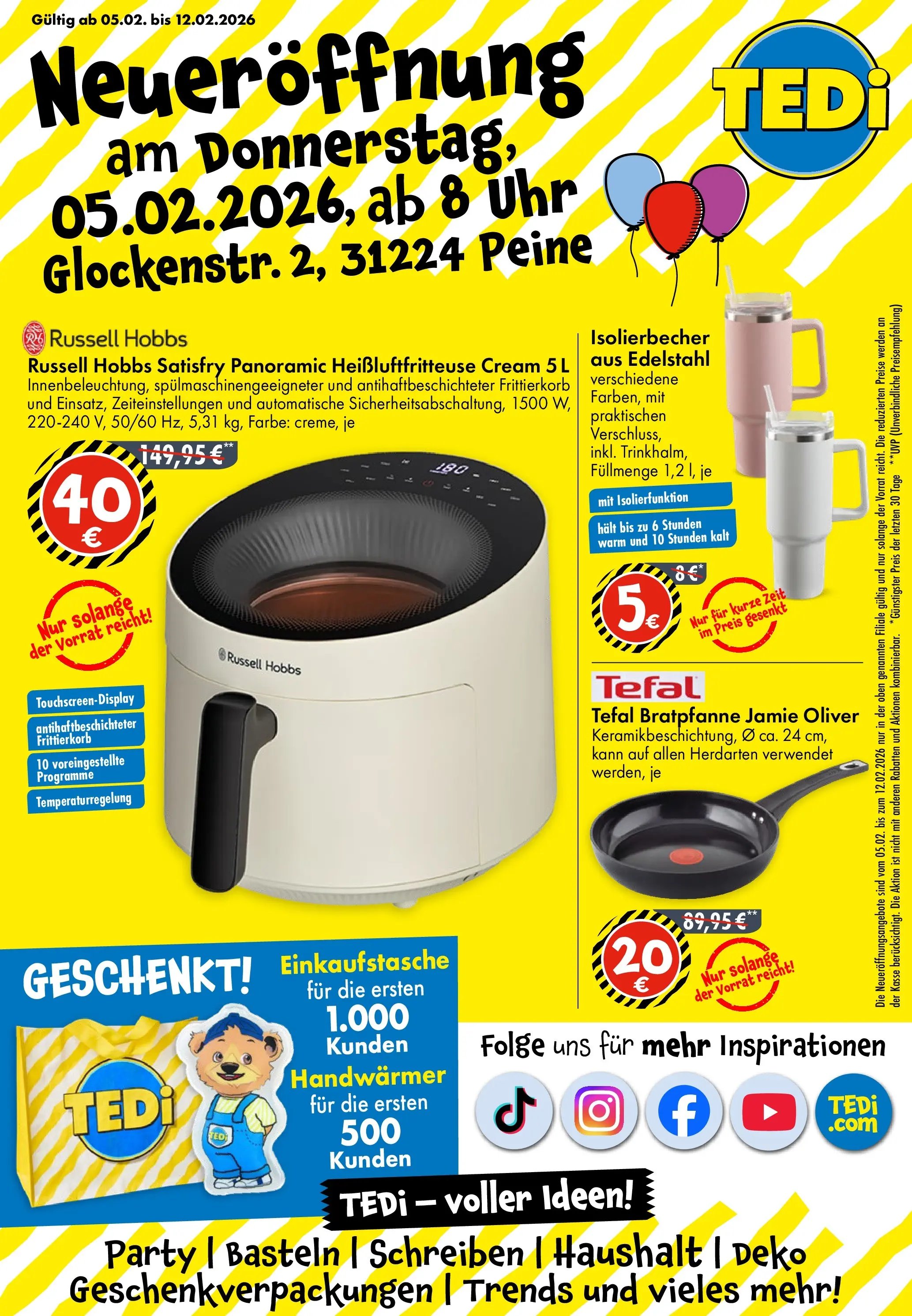 TEDi - TEDi Neueröffnung Peine