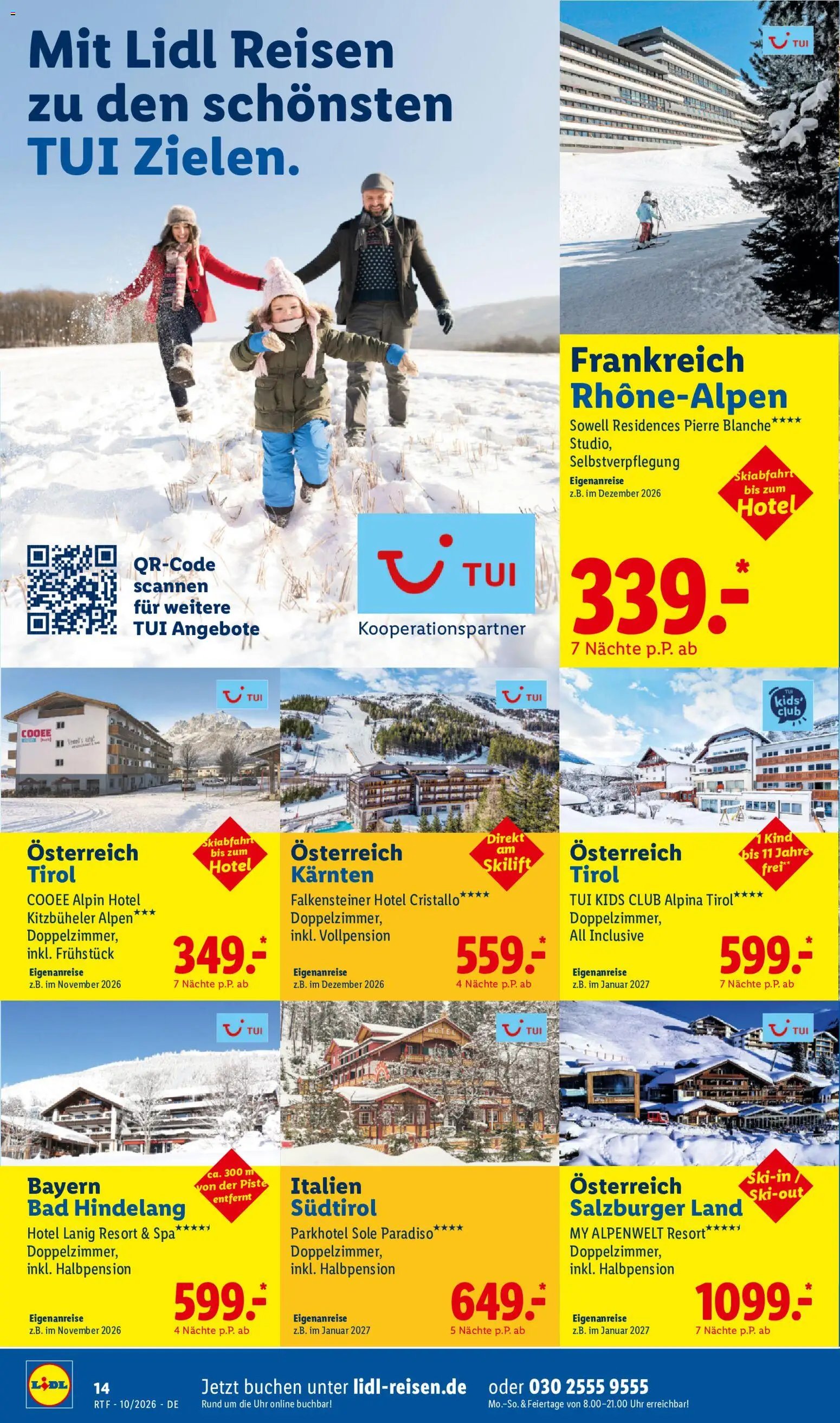 Lidl Reisen Oktober/November Reise-Highlights
