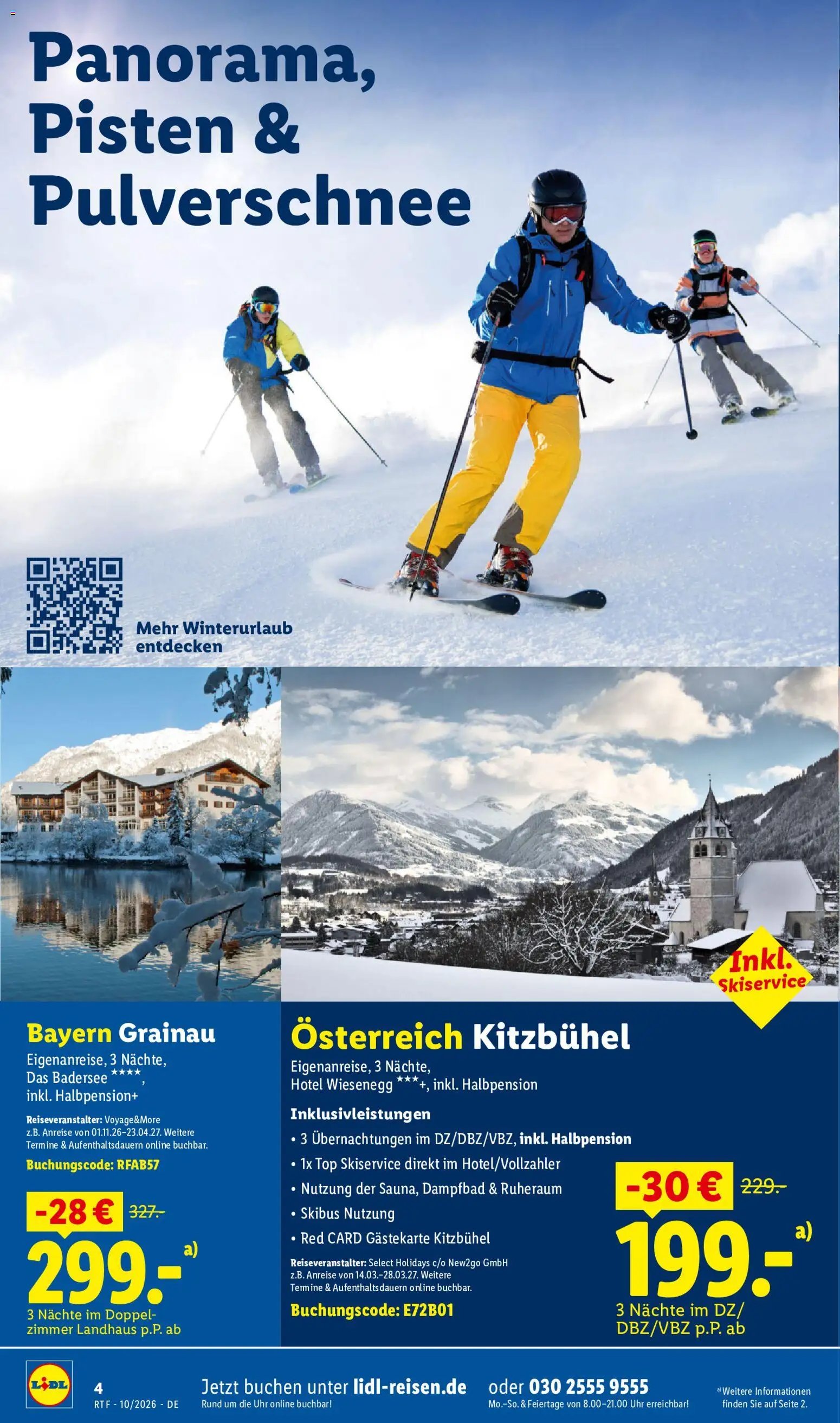 Lidl Reisen Oktober/November Reise-Highlights