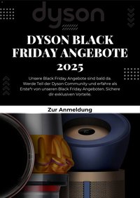 Dyson - Black Friday - Ankündigung (2025-10-30 - 2025-11-28)