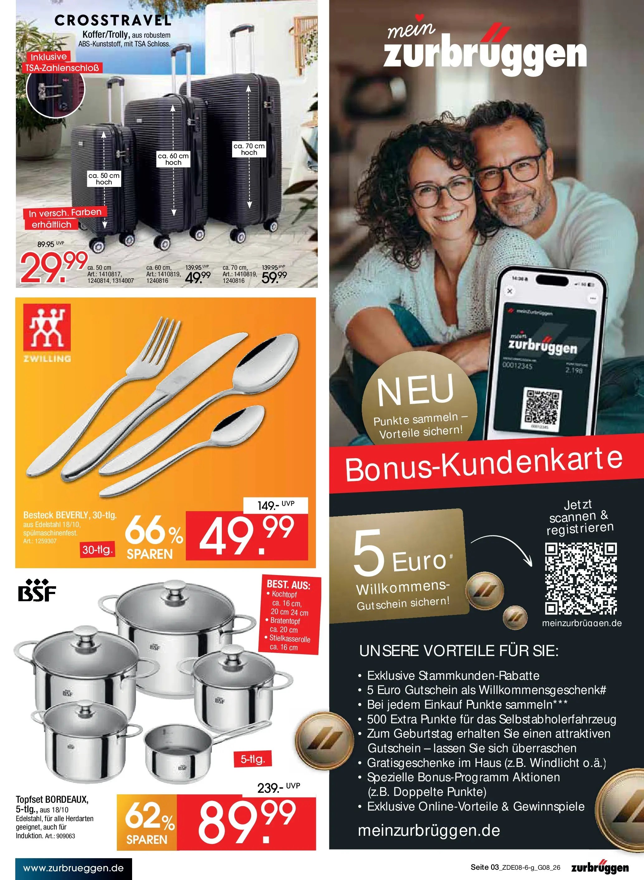 Zurbrüggen - Zurbrüggen: Bonus Sonder-Tage
