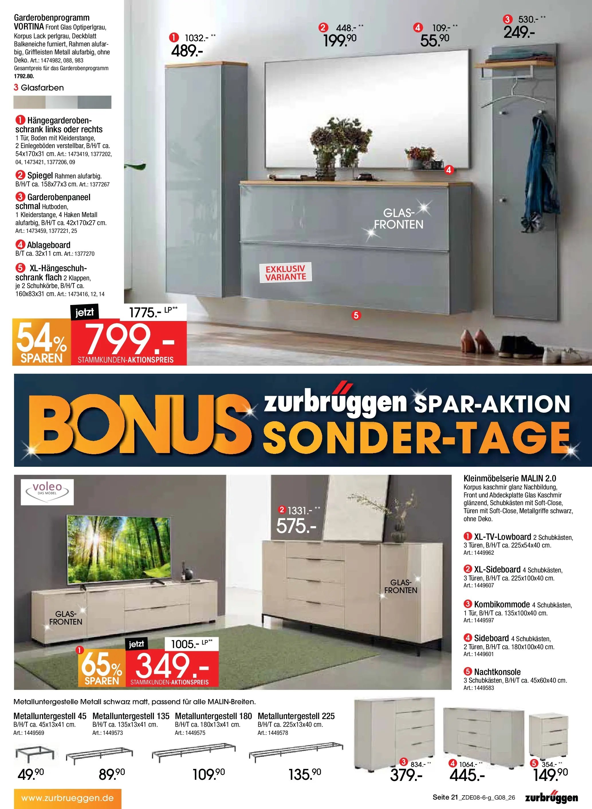 Zurbrüggen - Zurbrüggen: Bonus Sonder-Tage