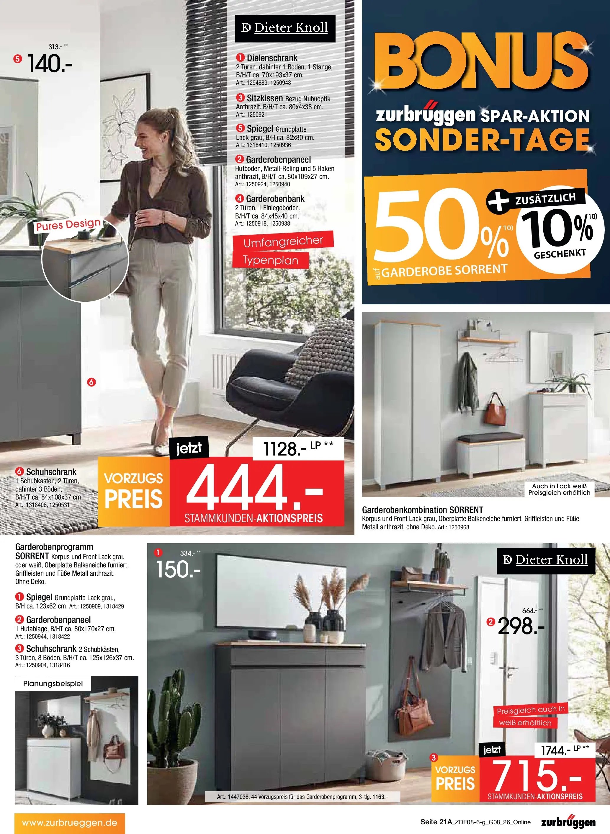 Zurbrüggen - Zurbrüggen: Bonus Sonder-Tage