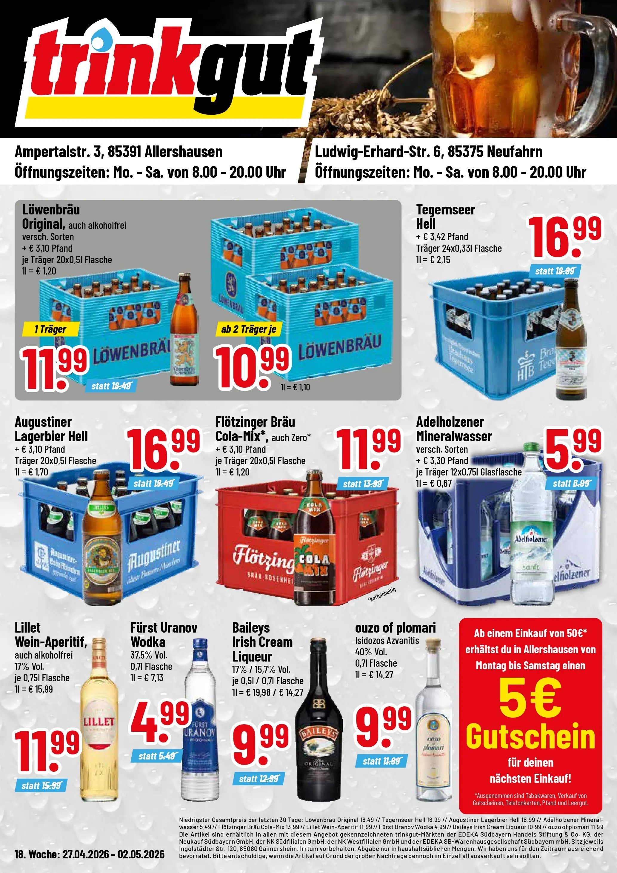 Trinkgut Prospekt Neufahrn	