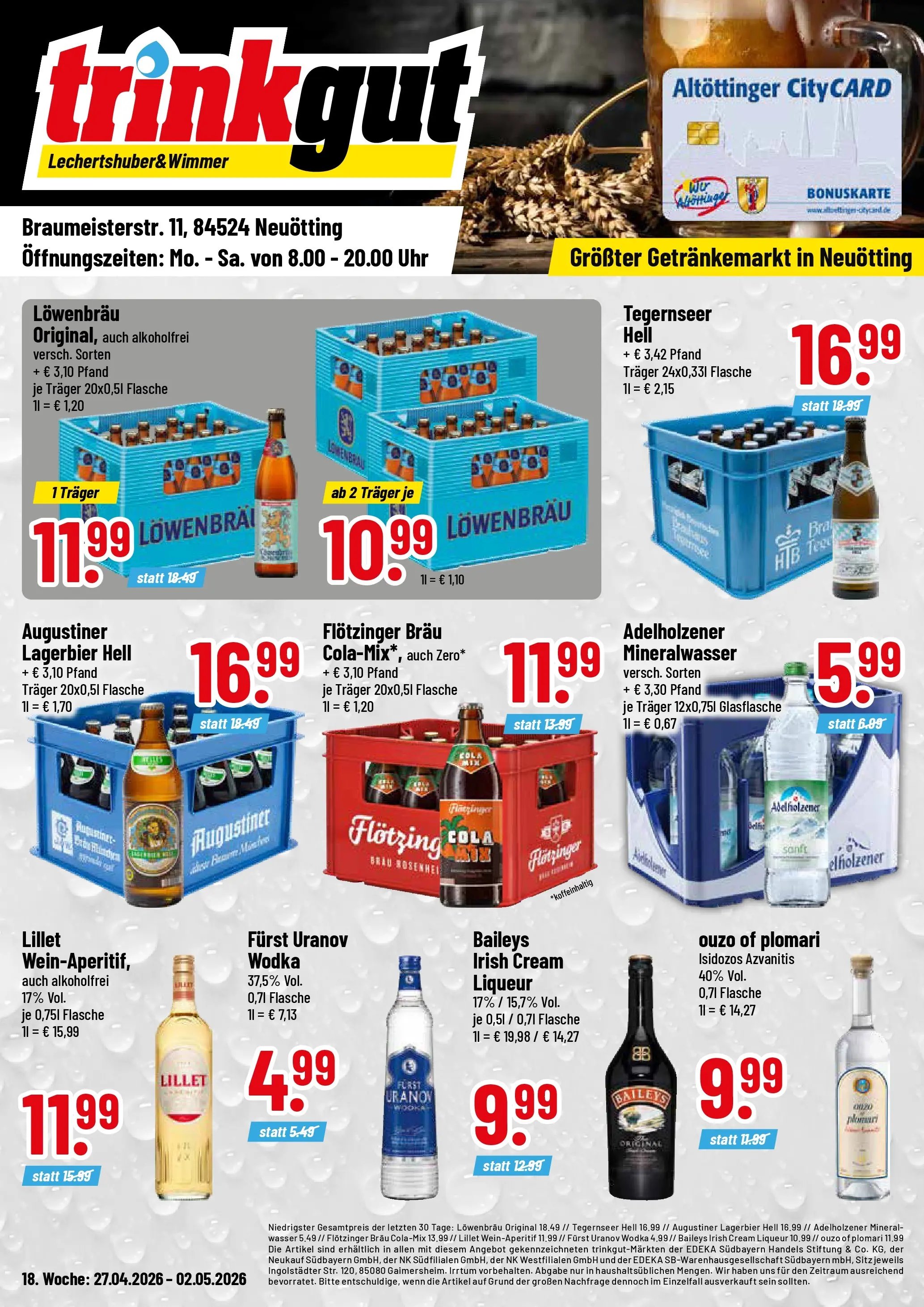 Trinkgut Prospekt Neuötting	