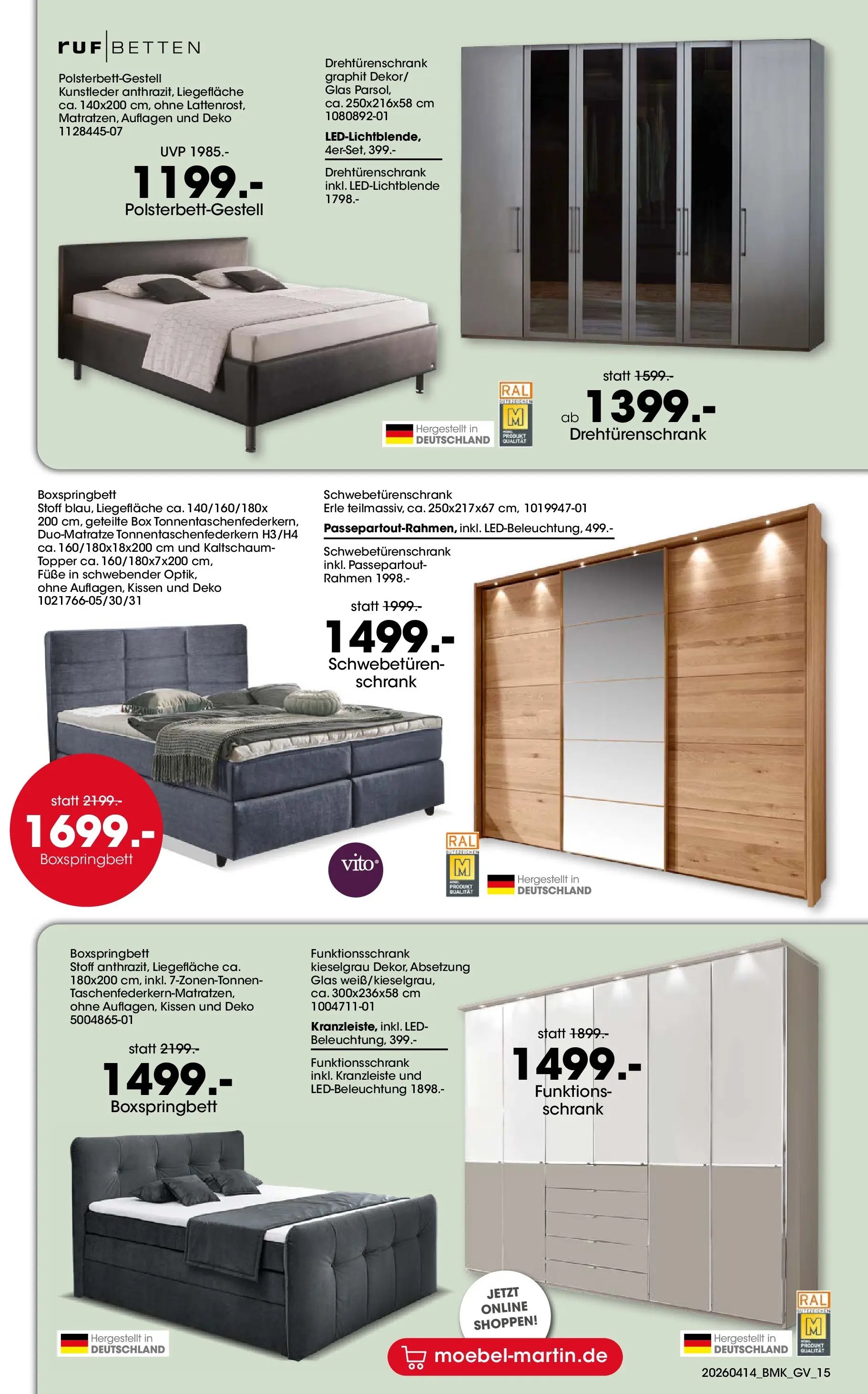 Möbel Martin April Highlights