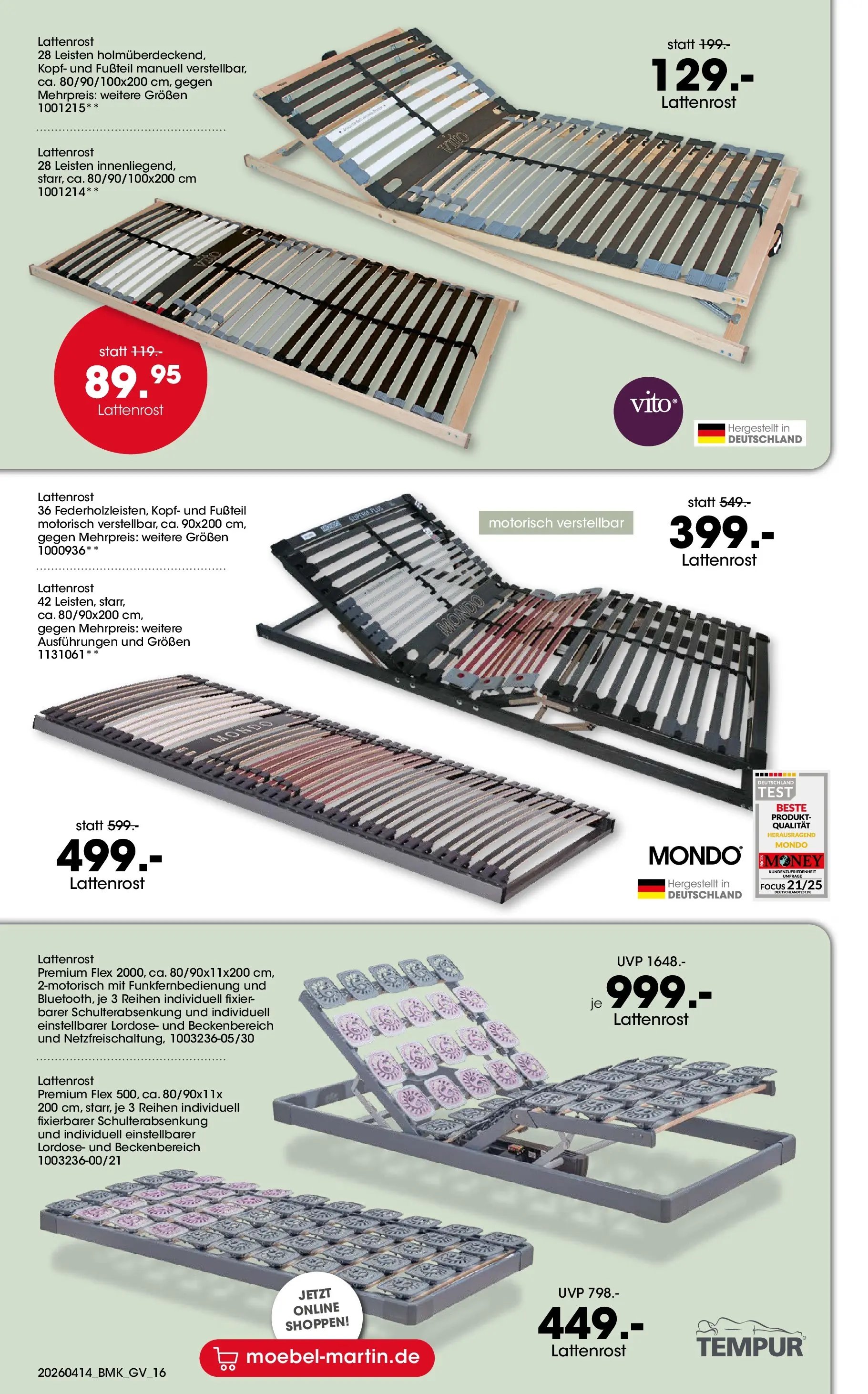 Möbel Martin April Highlights