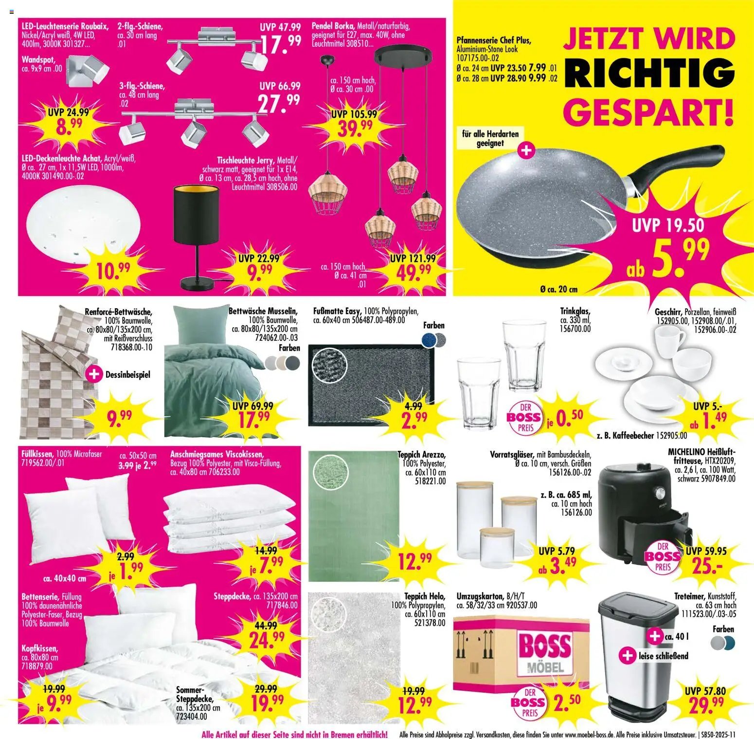 SB Möbel Boss Prospekt Berlin-Spandau	 (2025-12-06 - 2025-12-12)