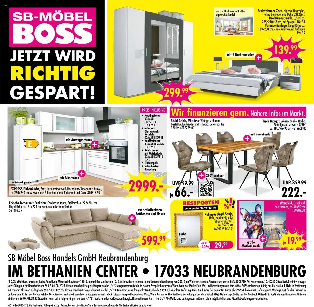 SB Möbel Boss Prospekt Neubrandenburg (2025-07-26 - 2025-08-01) | 12