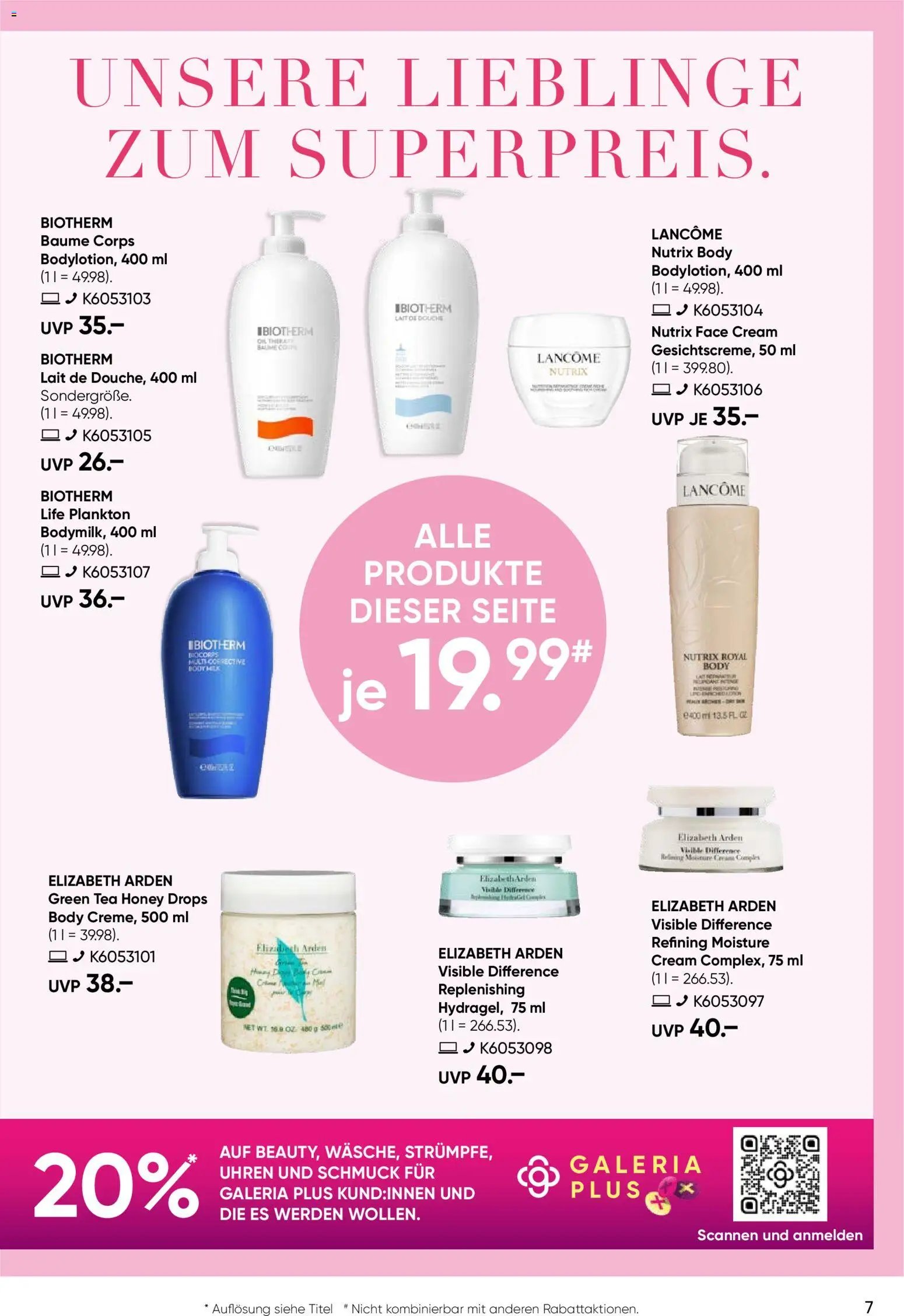 Galeria Karstadt Kaufhof Prospekt