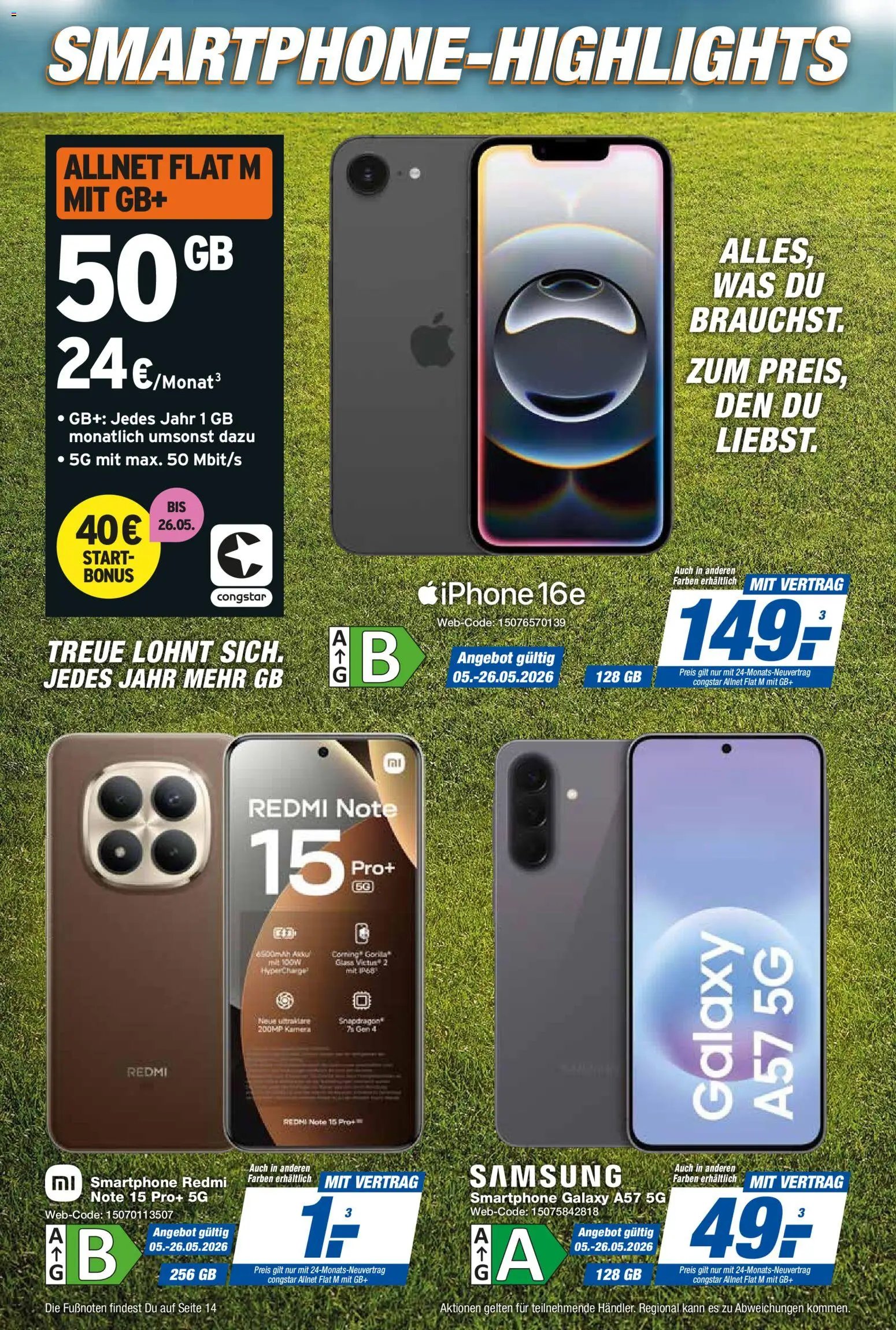 Expert Smarthphone Highlights im Mai (2026-05-01 - 2026-05-31)