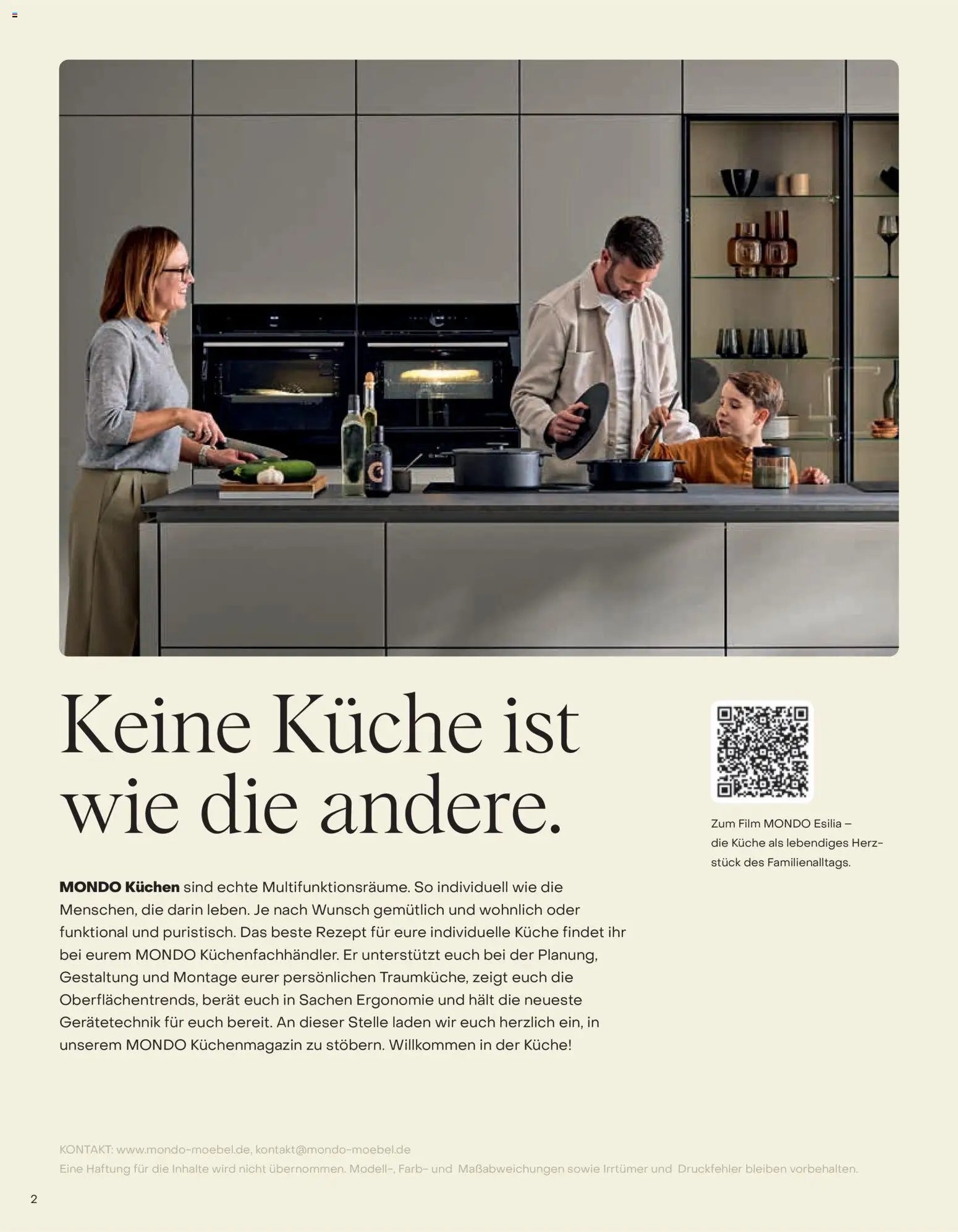 Ostermann Mondo Küchenprospekt 2026