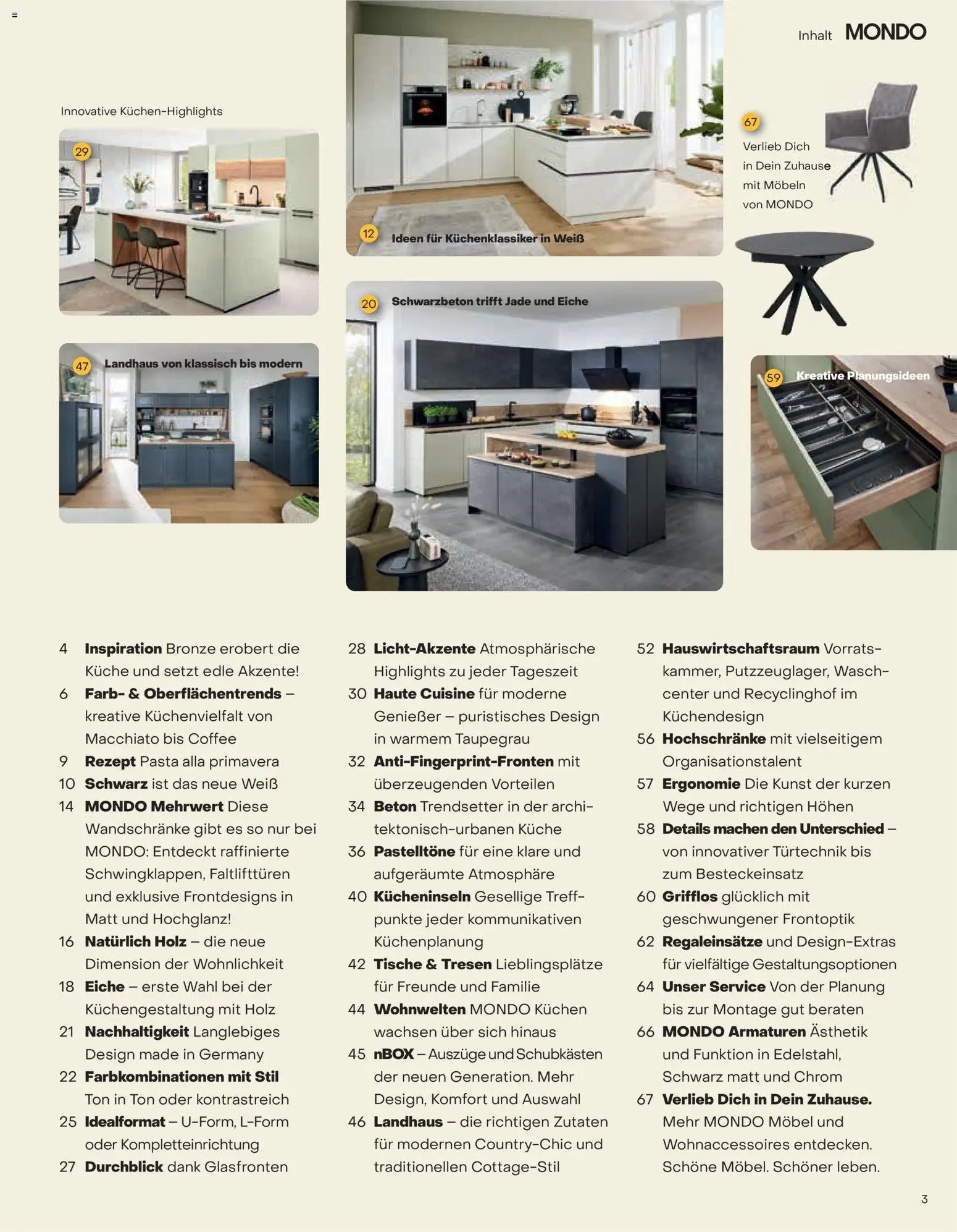 Ostermann Mondo Küchenprospekt 2026