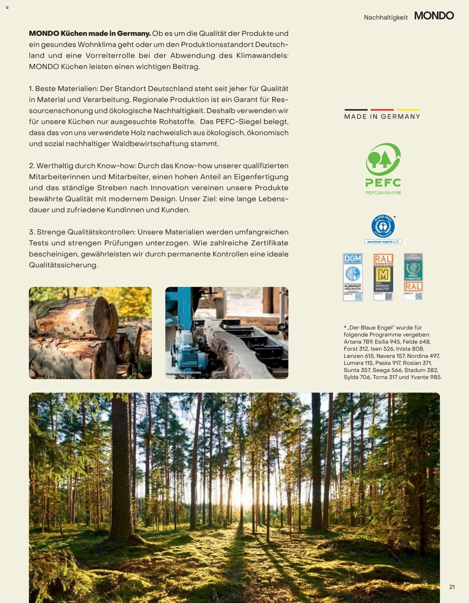 Ostermann Mondo Küchenprospekt 2026