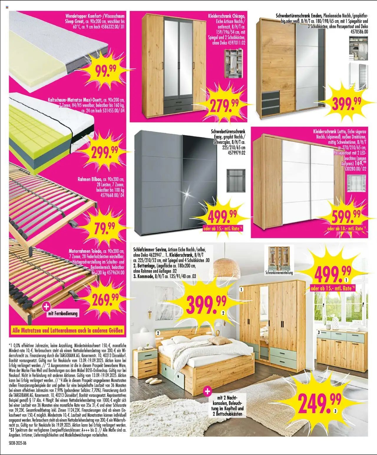 SB Möbel Boss Prospekt Bobbau	 (2025-09-13 - 2025-09-19) | 6