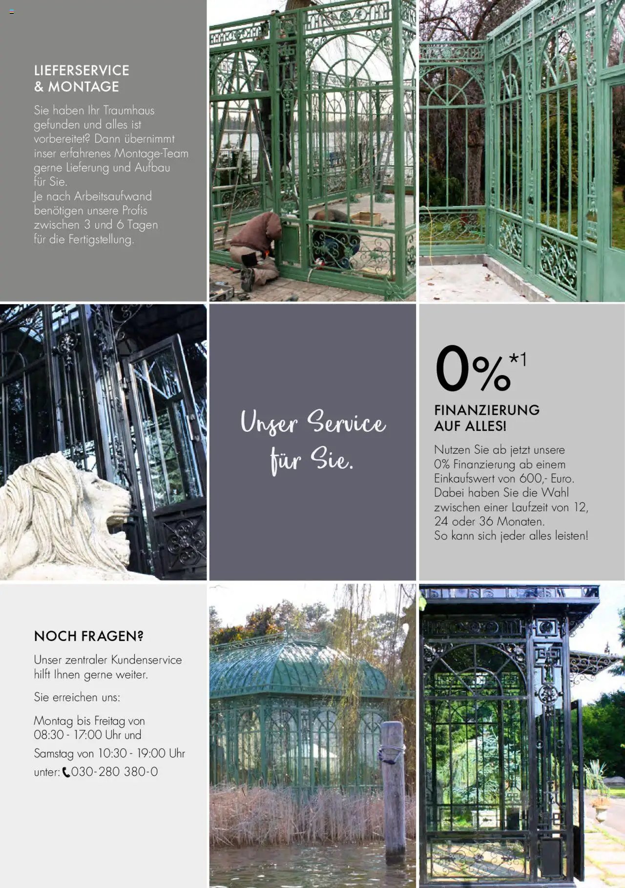 Rahaus Prospekt Gartenhäuser