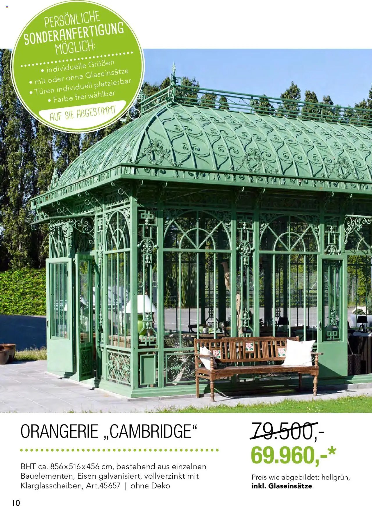 Rahaus Prospekt Gartenhäuser