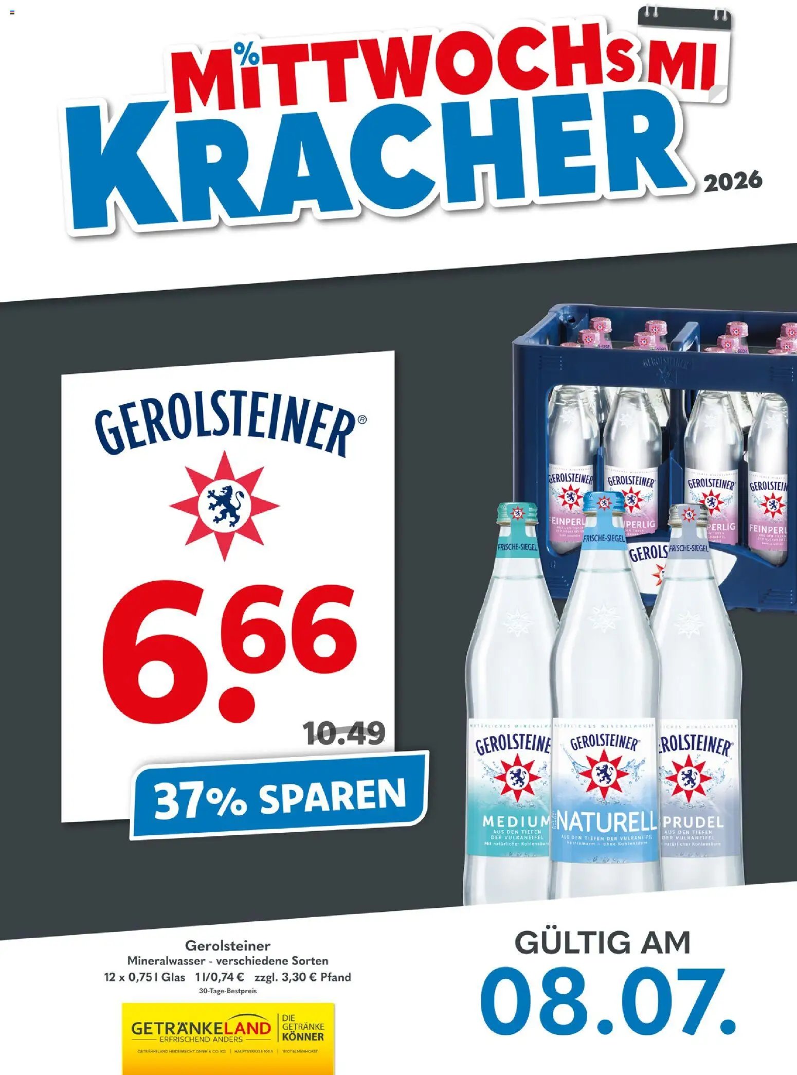 Getränkeland Mittwochs Kracher