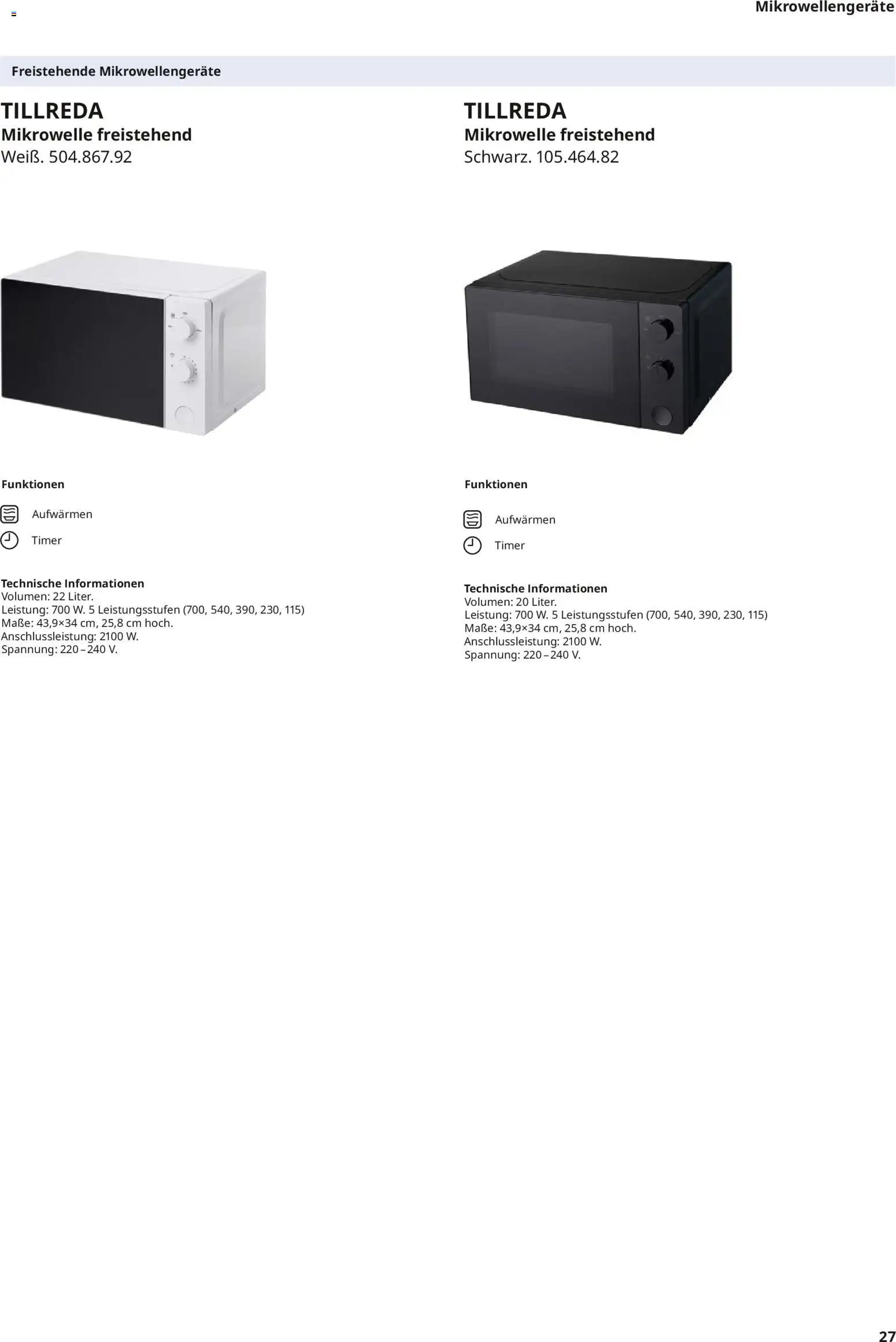 Ikea Elektrogeräte (2026-04-10 - 2026-12-31)