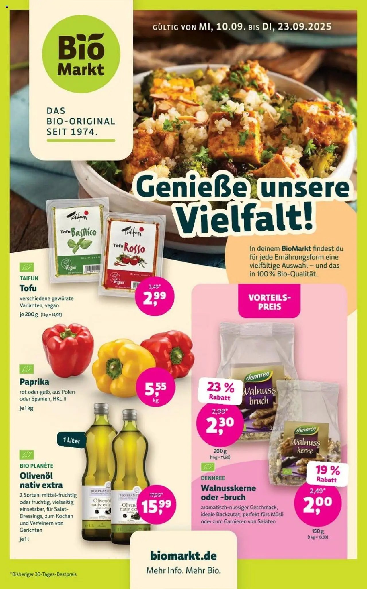 Denns BioMarkt Angebote (2025-09-10 - 2025-09-23) | 1