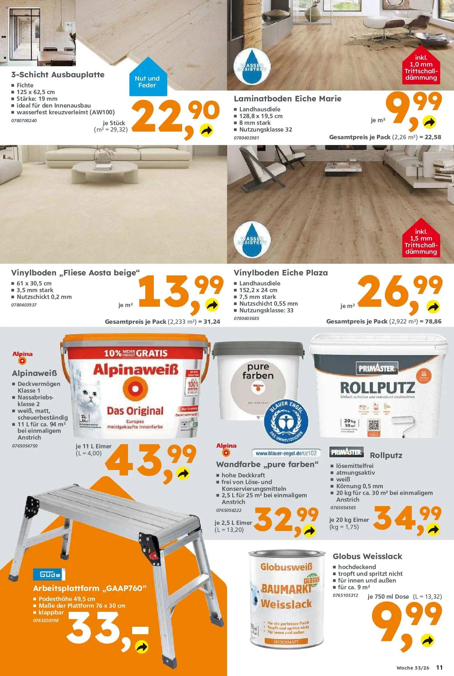 Globus Baumarkt Prospekt