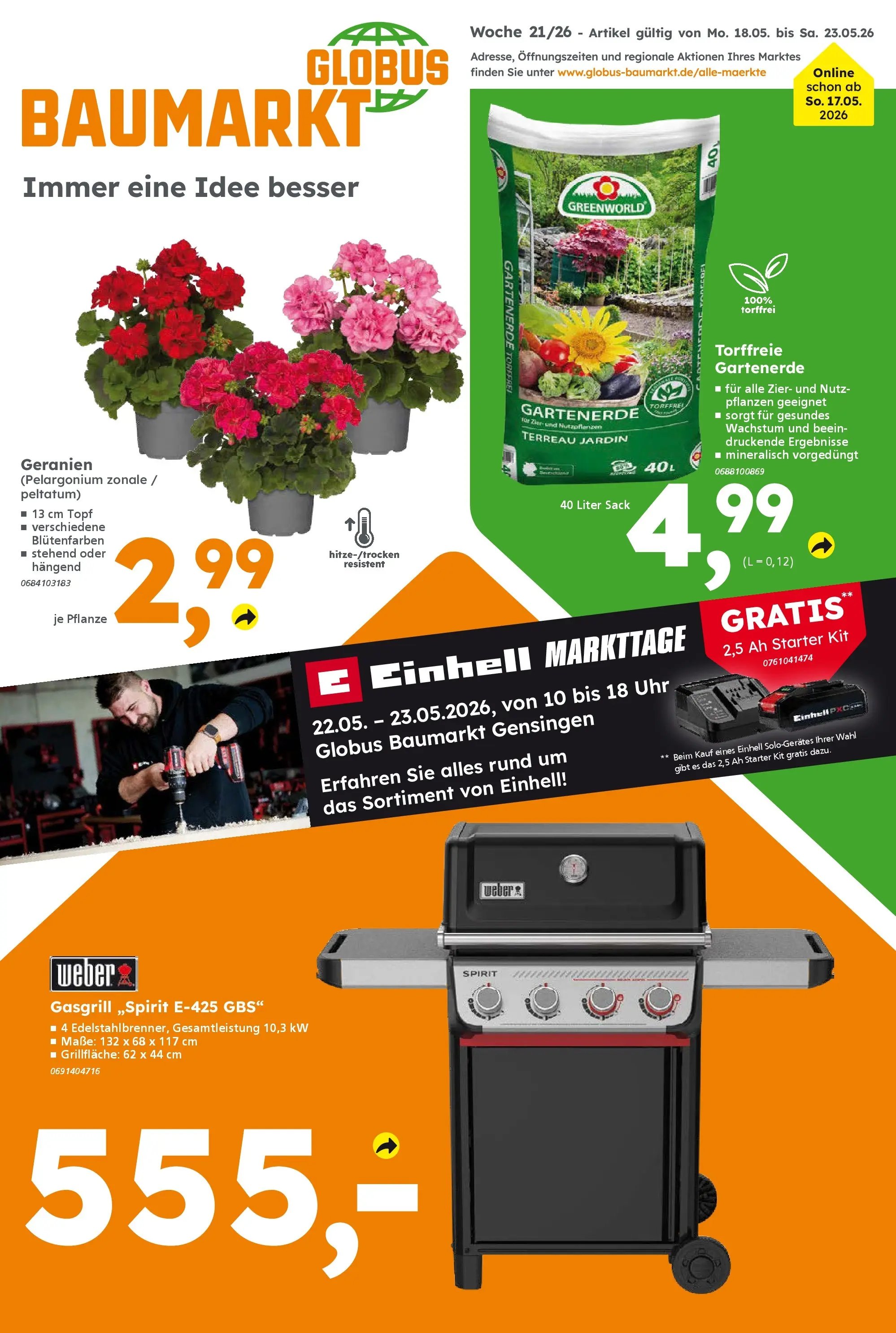 Globus Baumarkt Prospekt Gensingen	