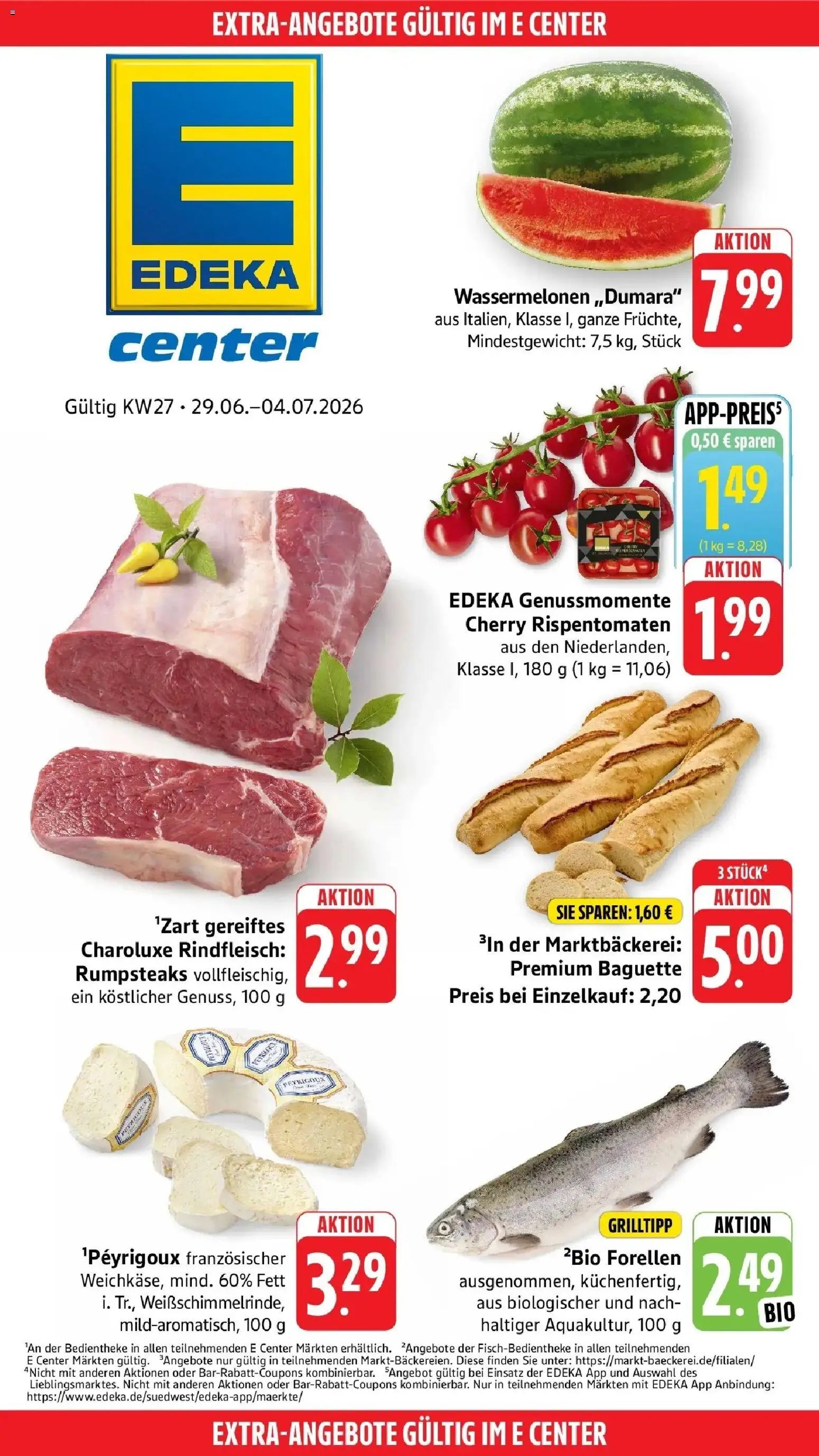 E center - E center: Wochenangebote