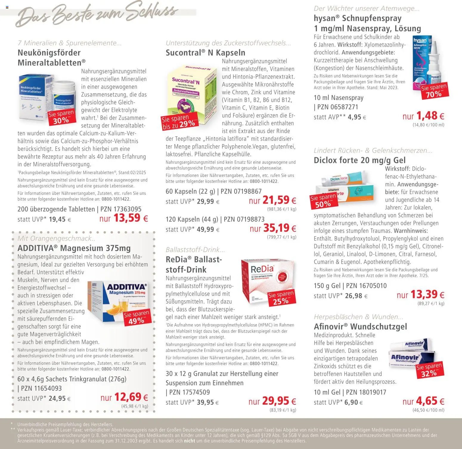 Apotal Prospekt 	 (2026-03-13 - 2026-04-30)