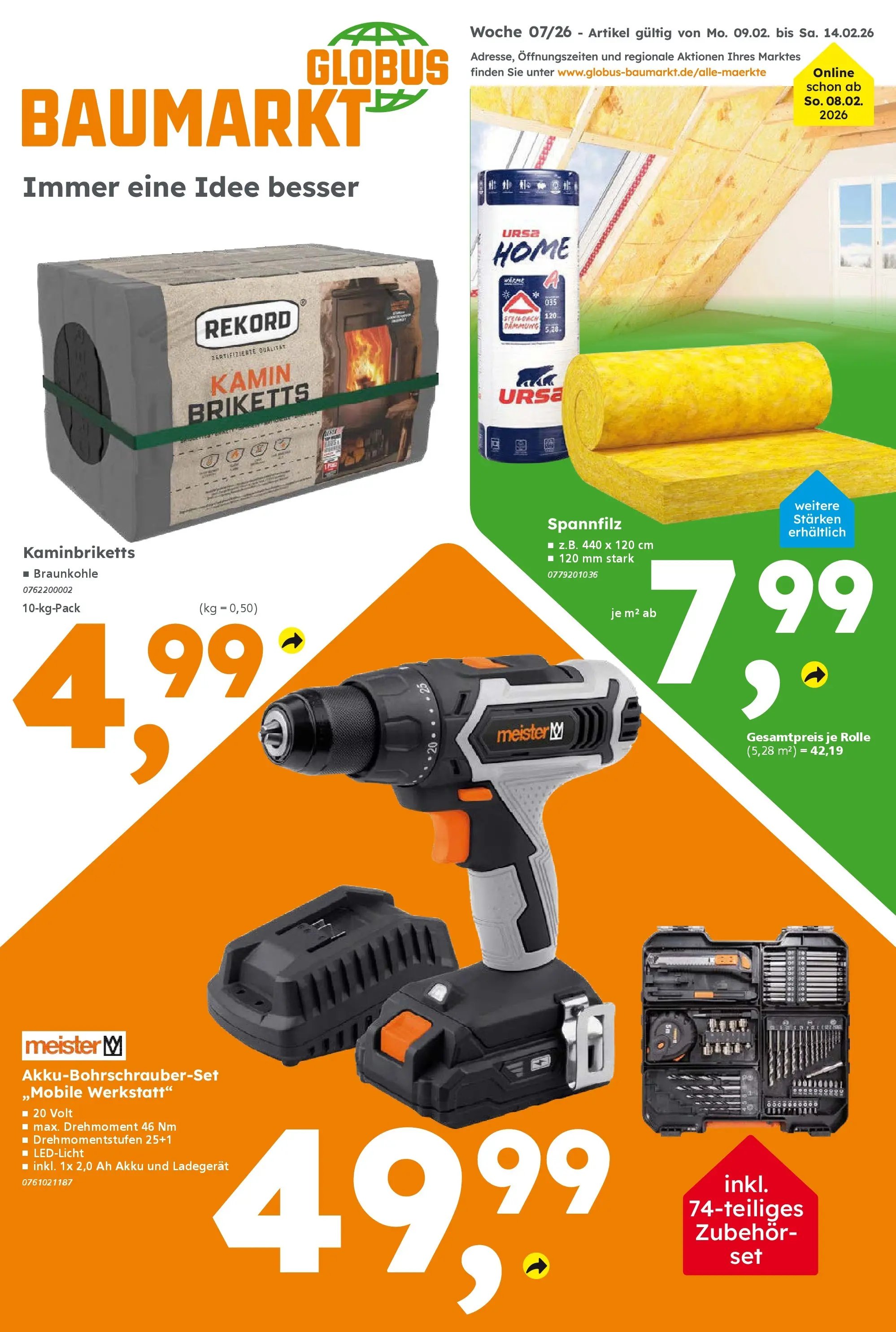 Globus Baumarkt prospekt Peine	