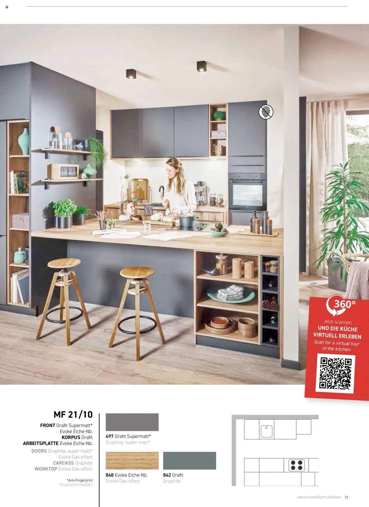 Ostermann Modulform Küchenprospekt 