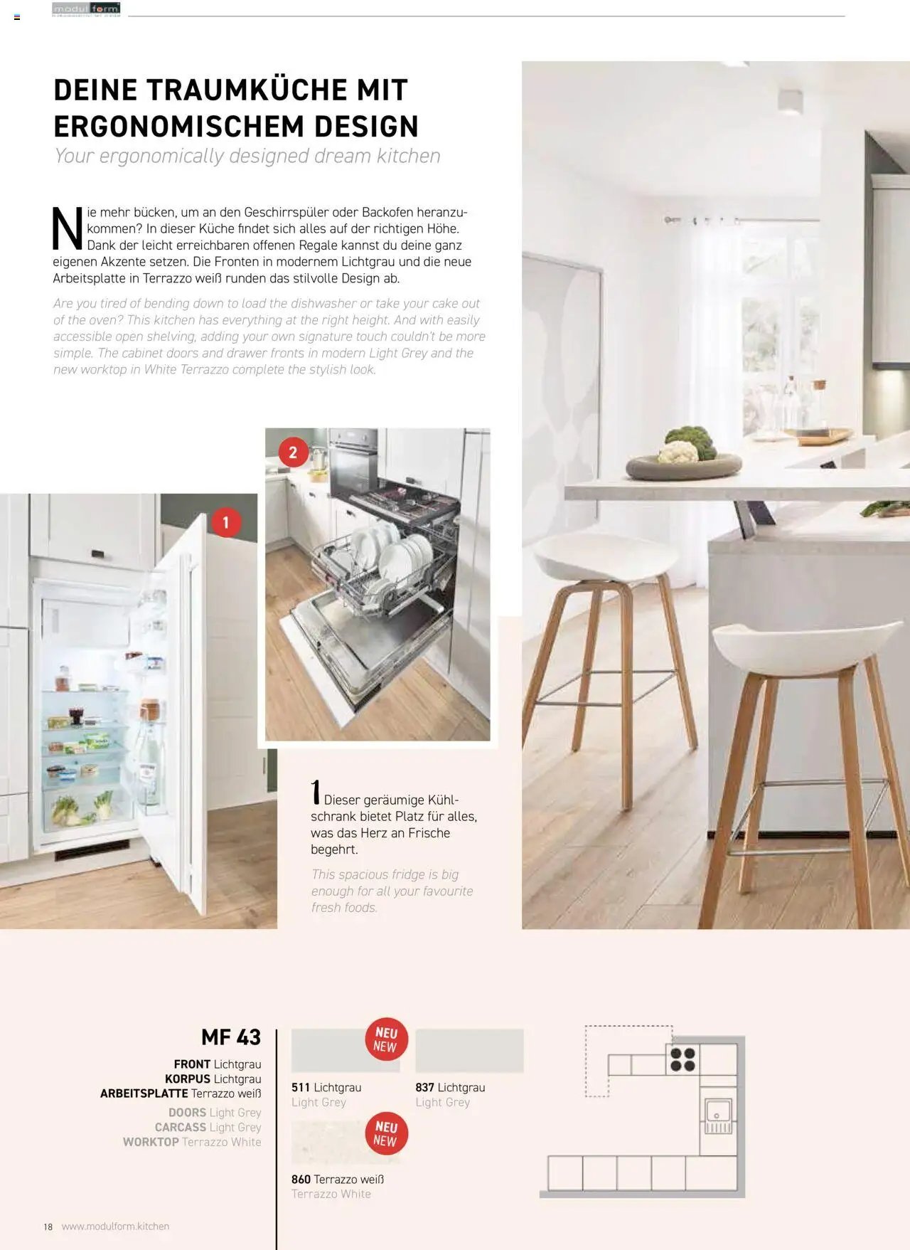 Ostermann Modulform Küchenprospekt 