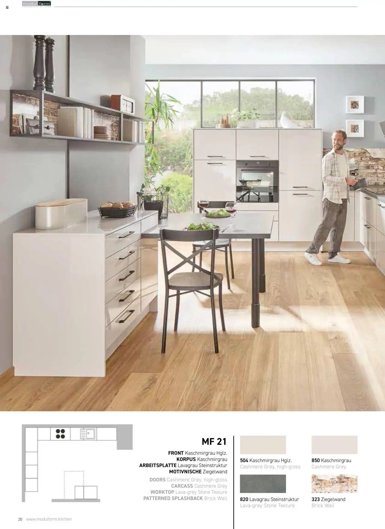 Ostermann Modulform Küchenprospekt 