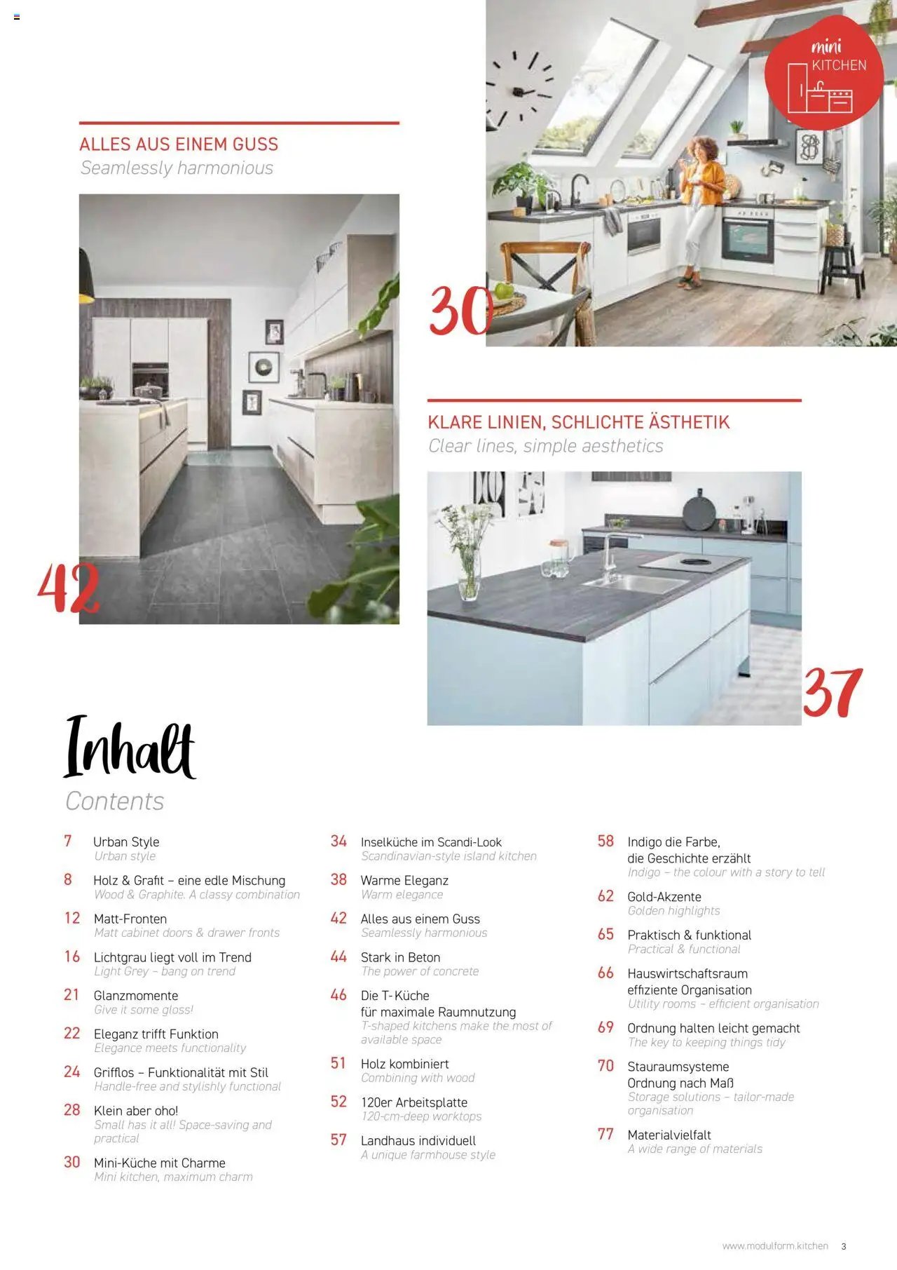 Ostermann Modulform Küchenprospekt 
