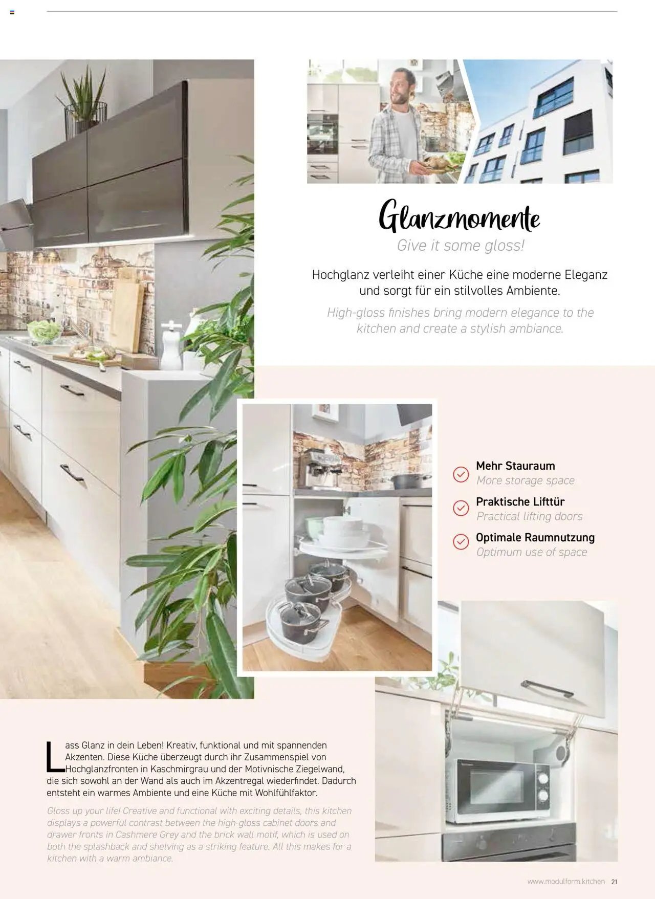 Ostermann Modulform Küchenprospekt 