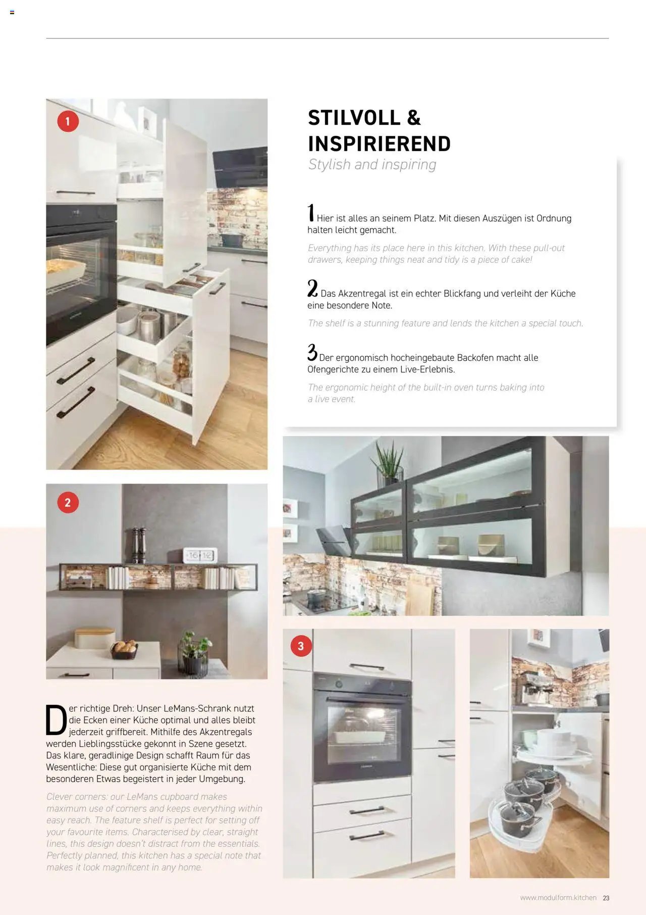 Ostermann Modulform Küchenprospekt 