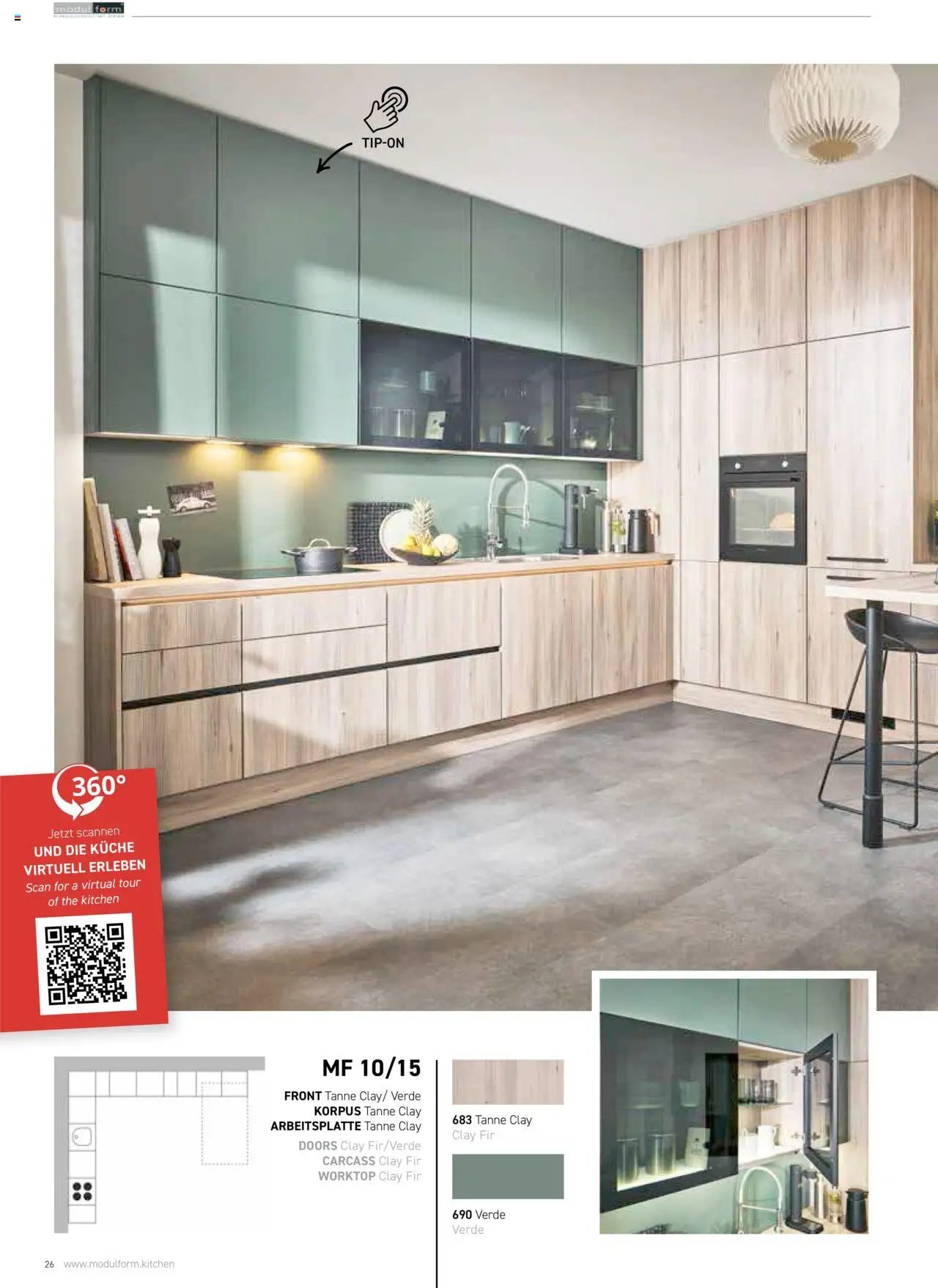 Ostermann Modulform Küchenprospekt 