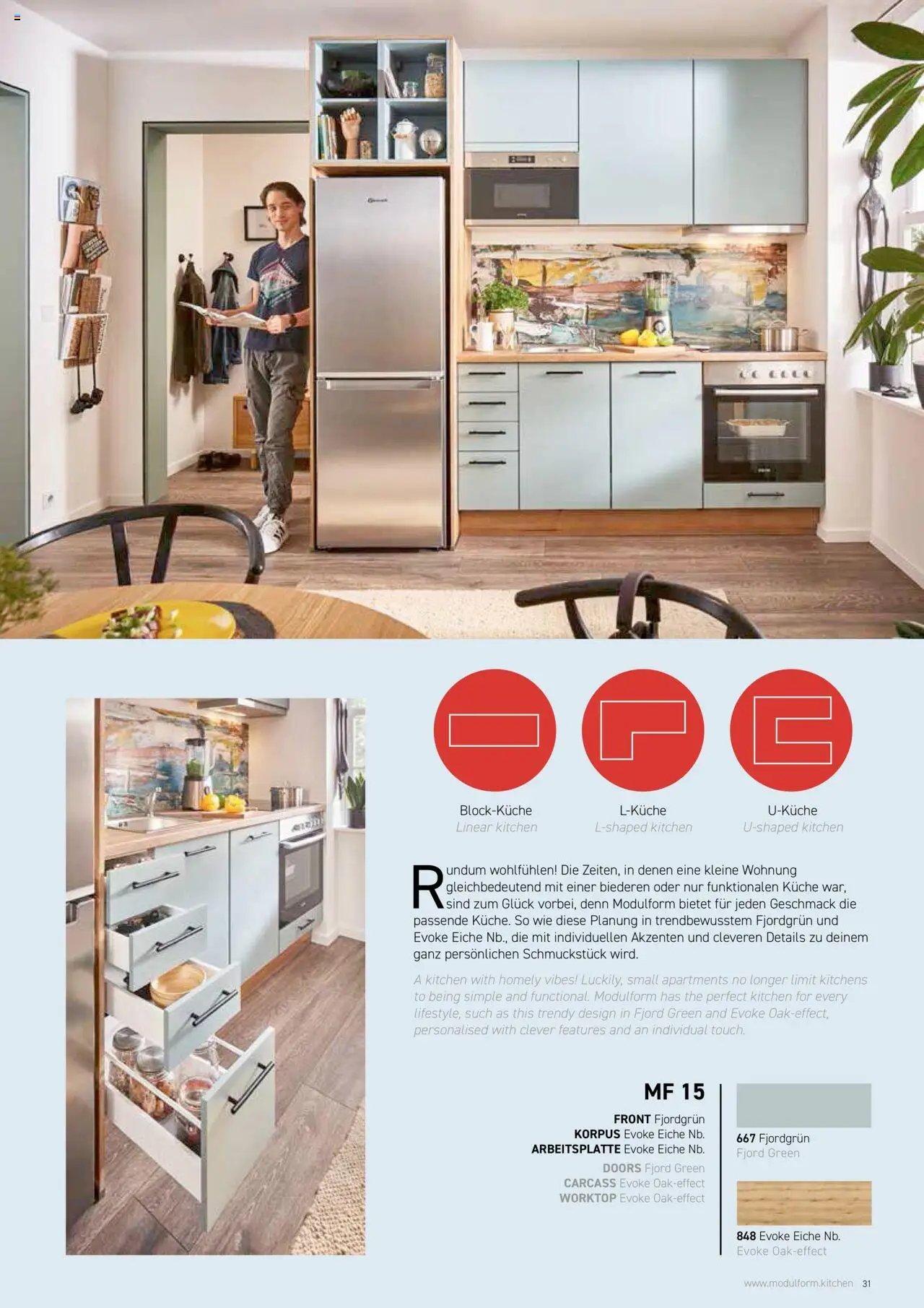 Ostermann Modulform Küchenprospekt 