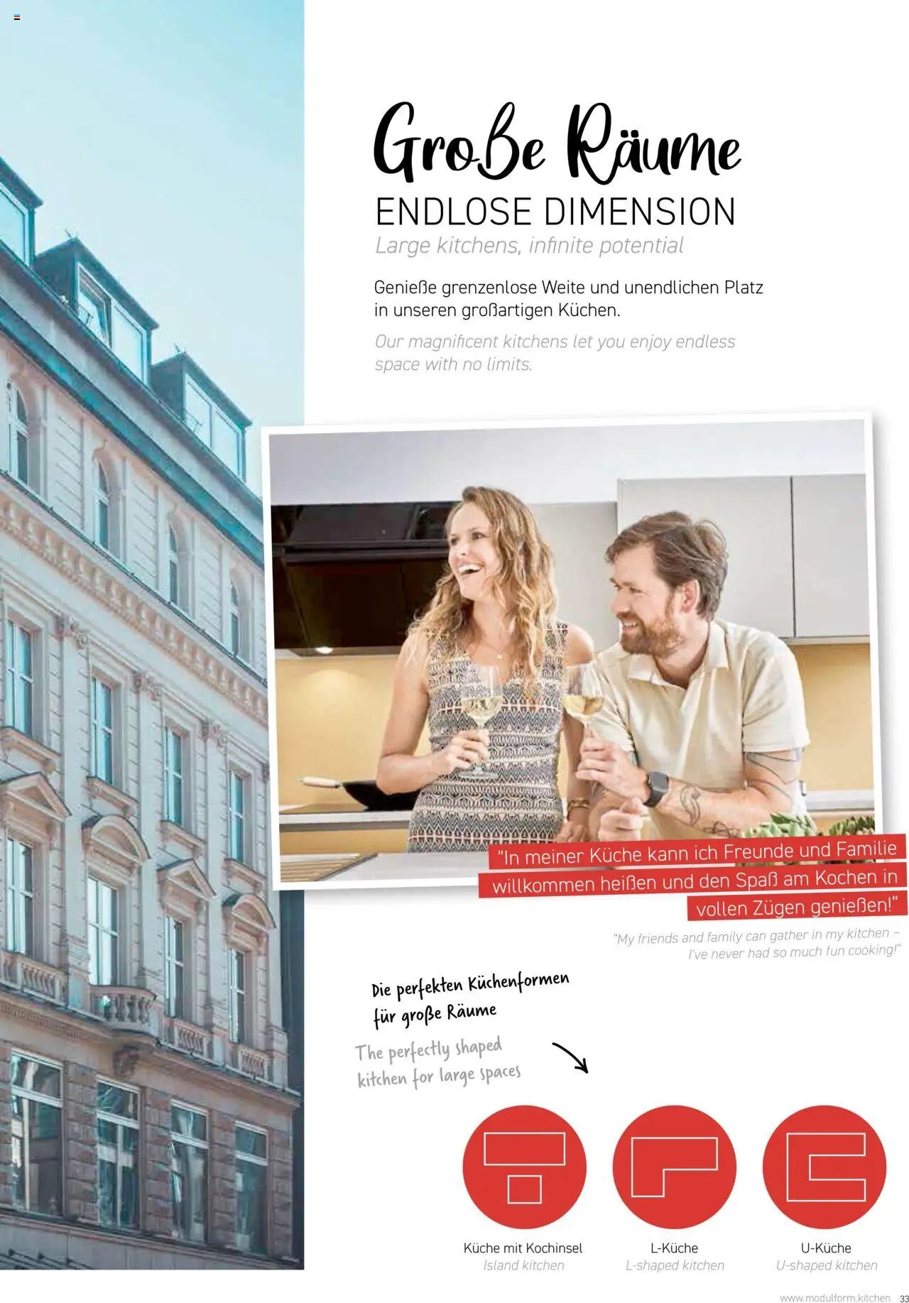 Ostermann Modulform Küchenprospekt 
