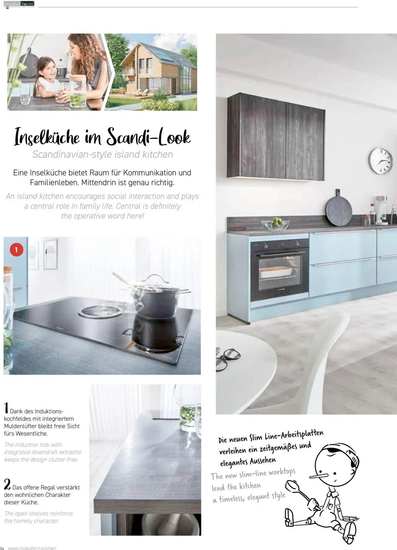 Ostermann Modulform Küchenprospekt 