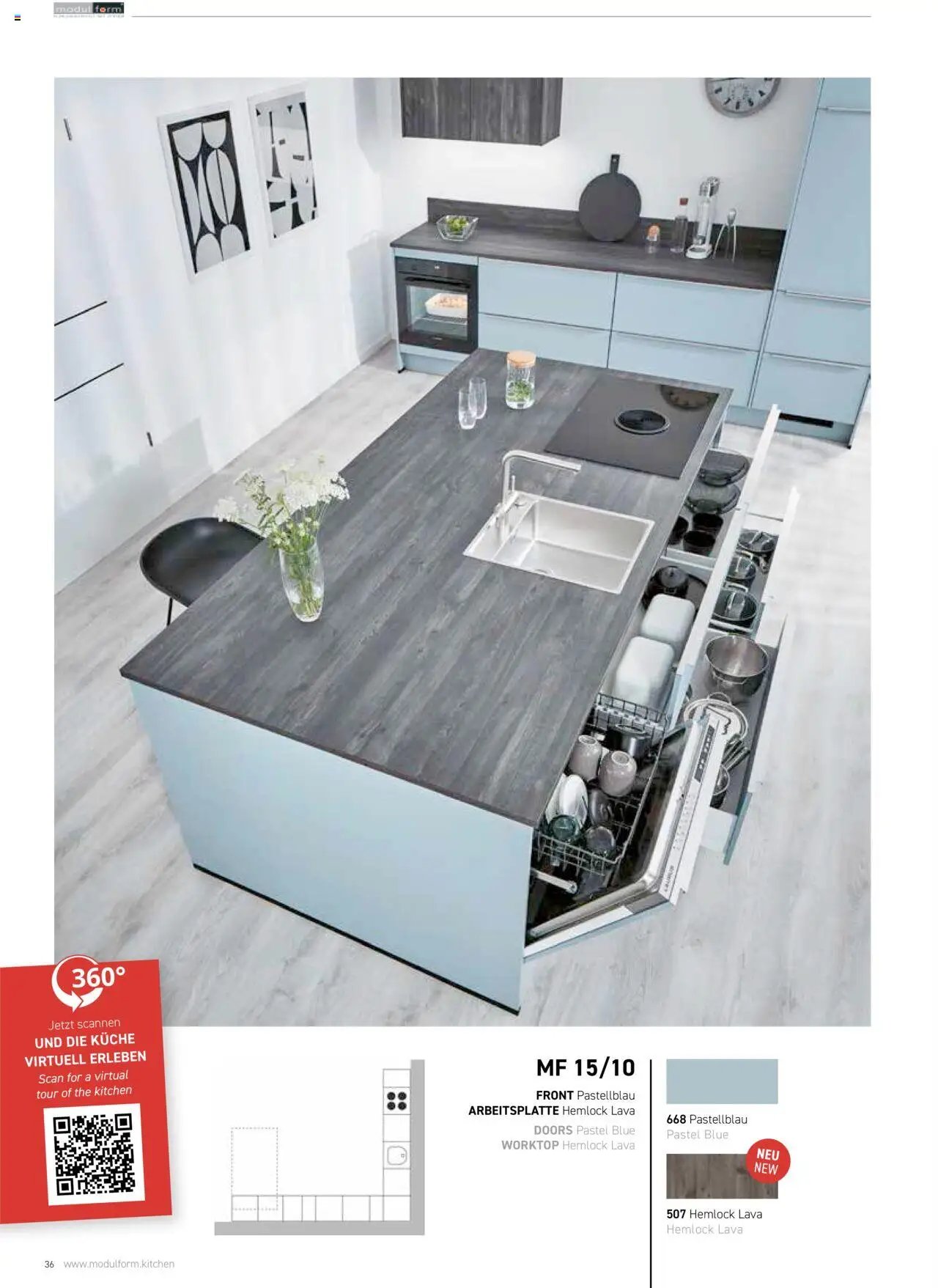 Ostermann Modulform Küchenprospekt 