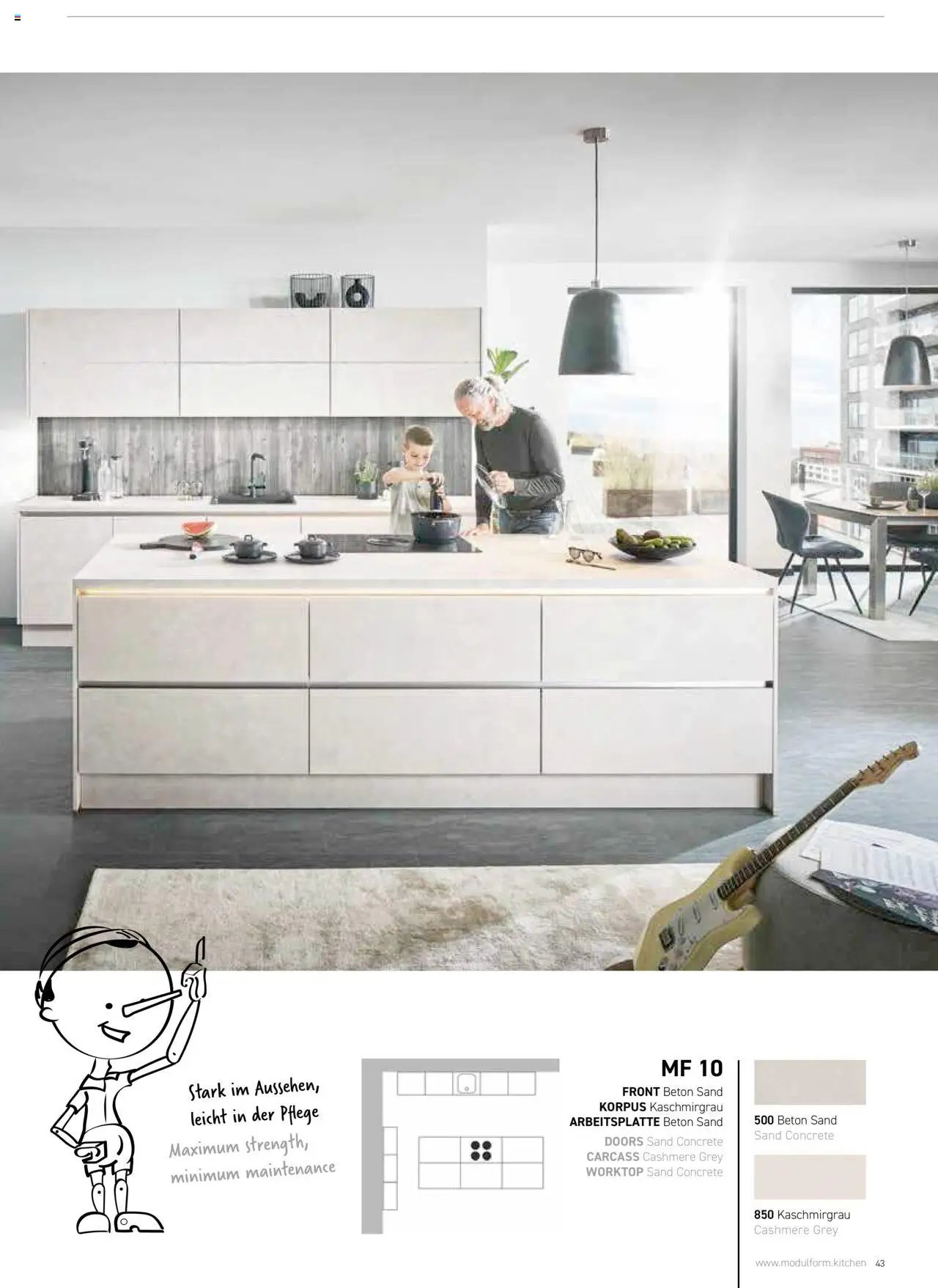 Ostermann Modulform Küchenprospekt 