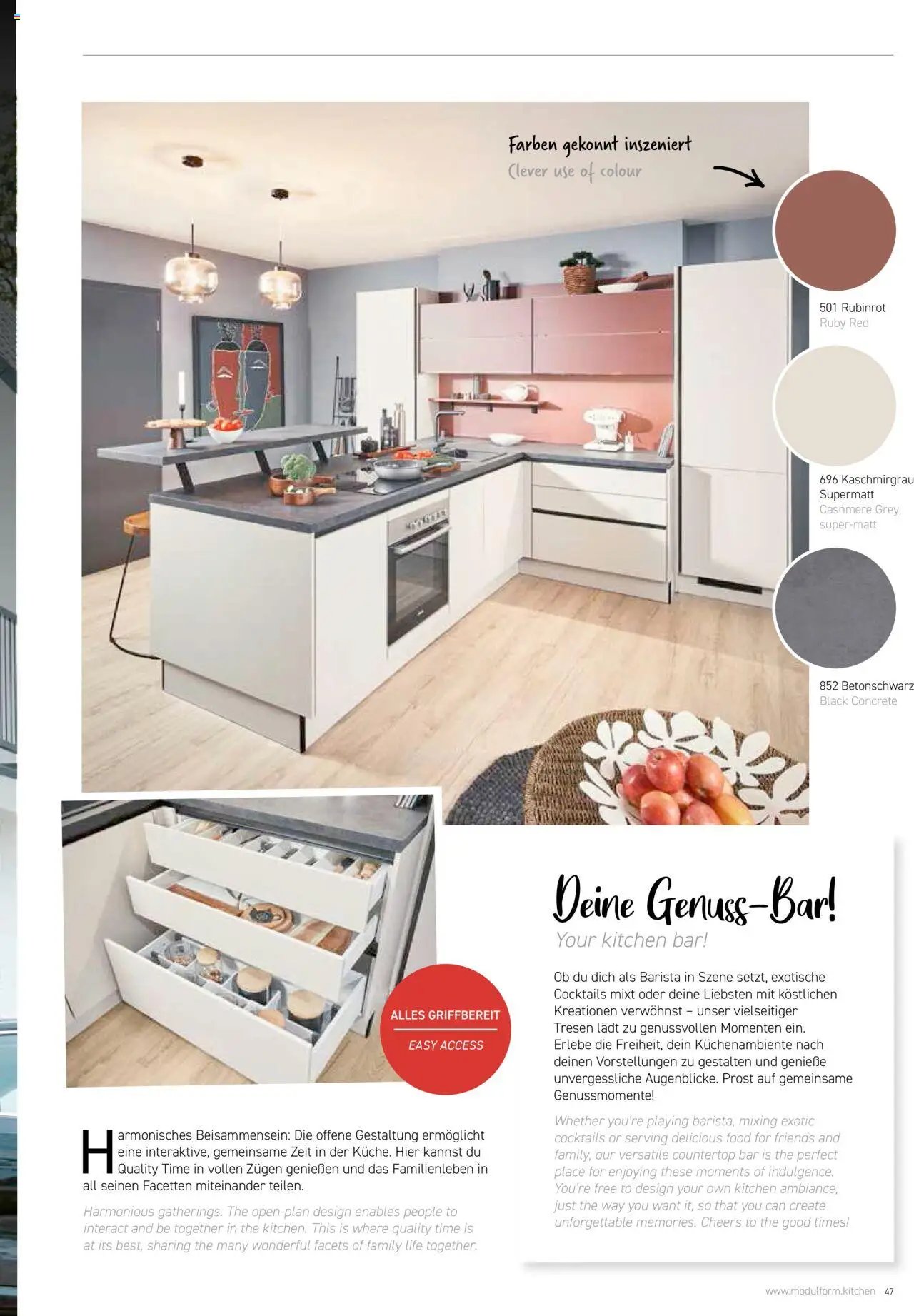 Ostermann Modulform Küchenprospekt 