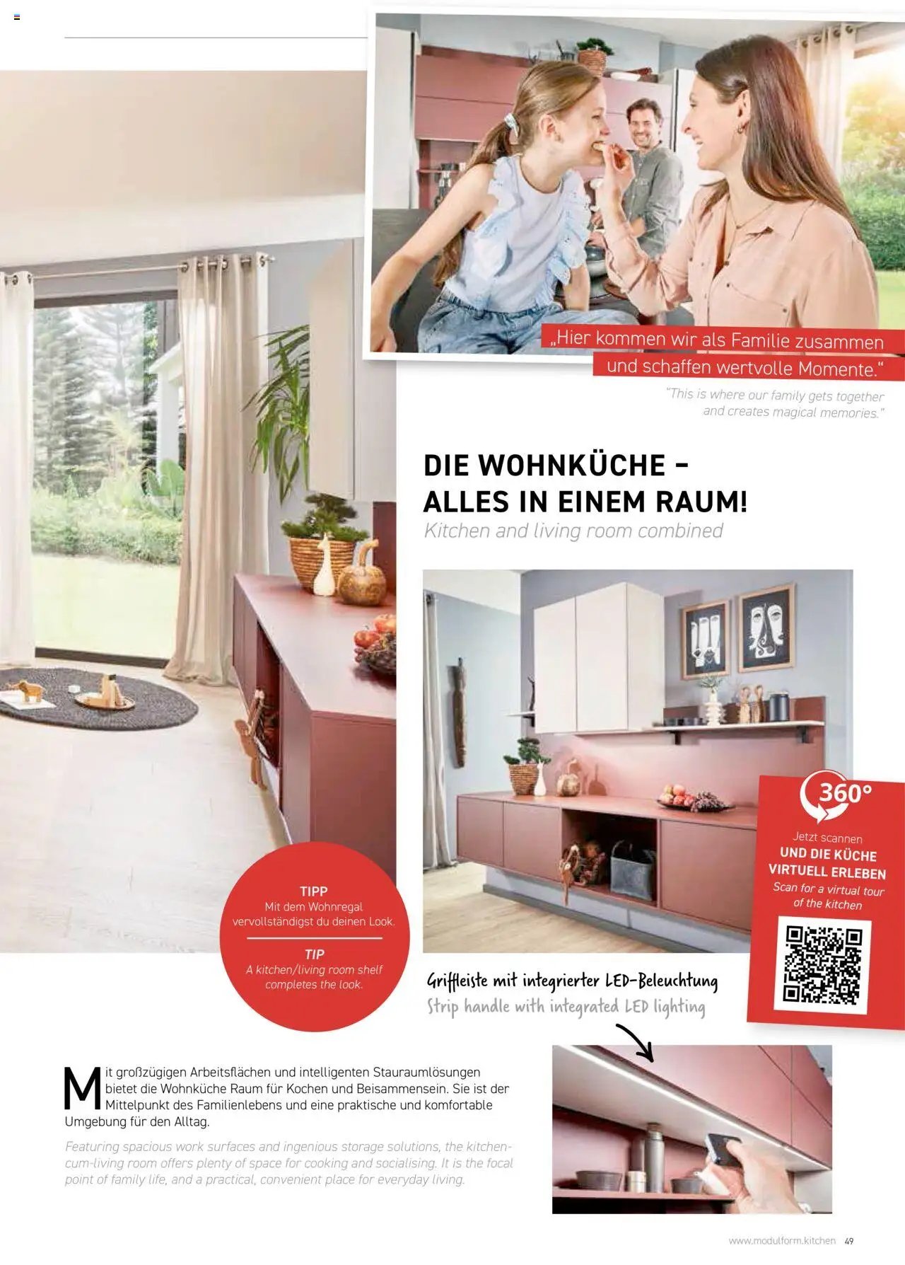 Ostermann Modulform Küchenprospekt 